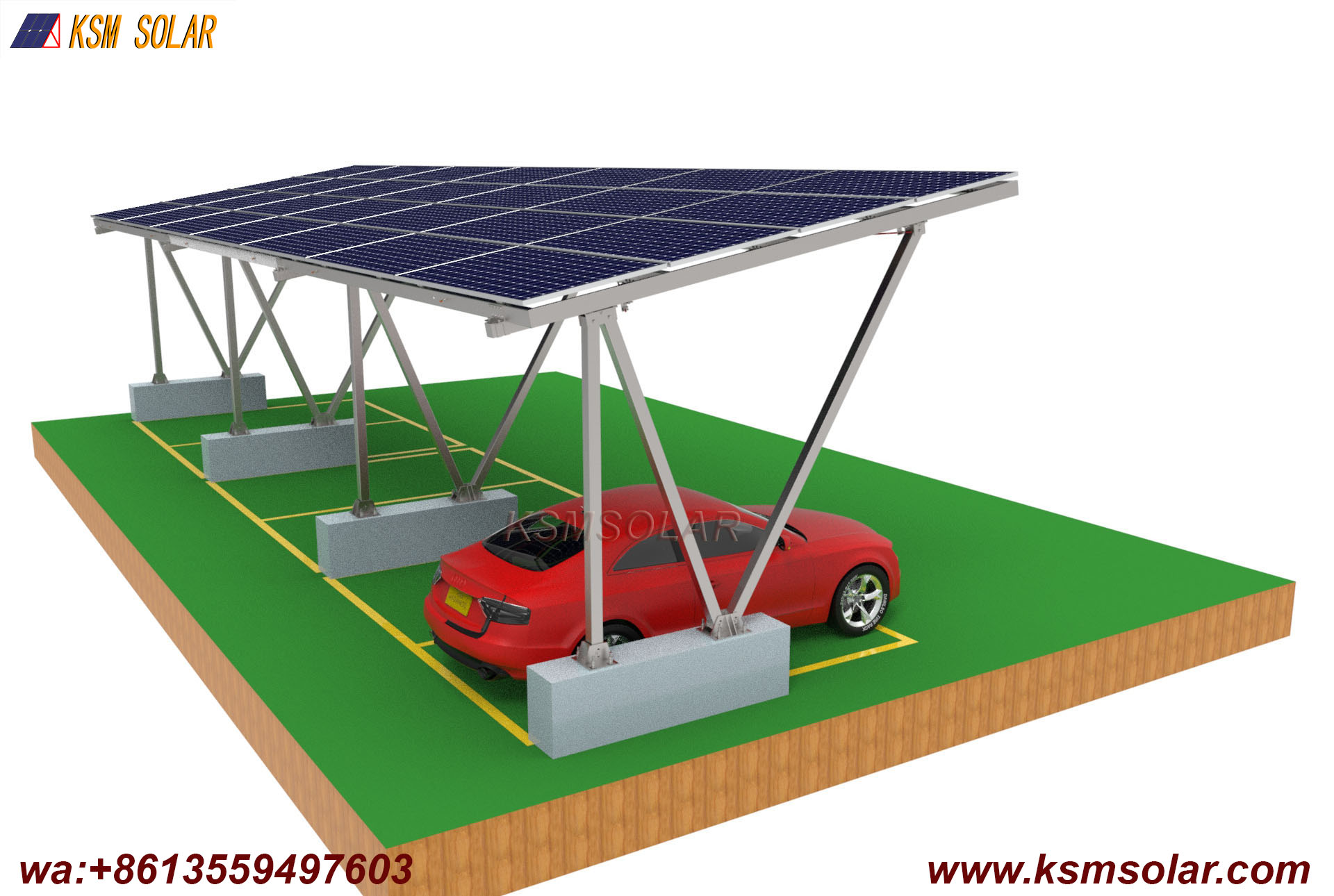 ZAM N-Type Structure Solar Carport