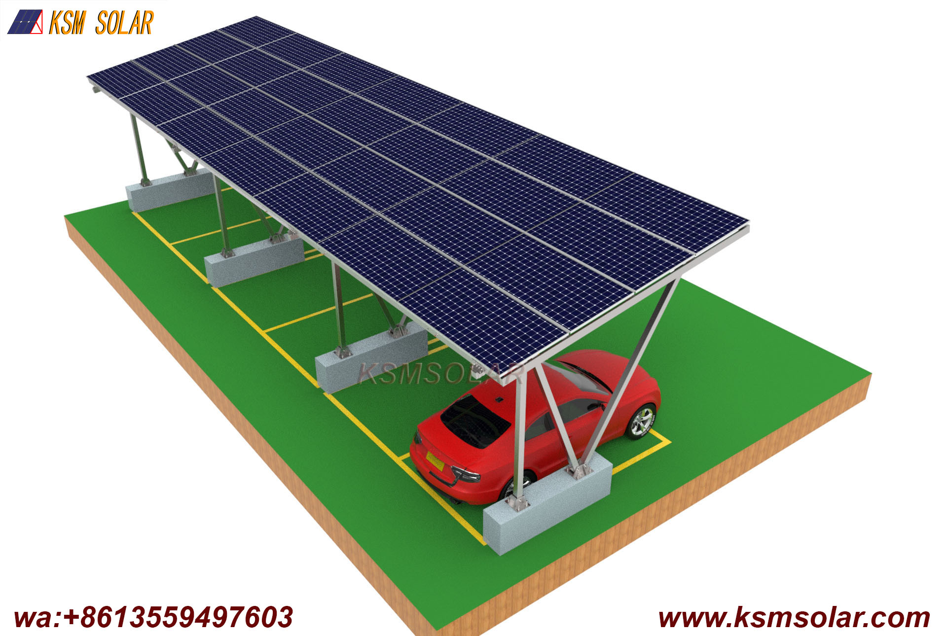 ZAM N-Type Structure Solar Carport