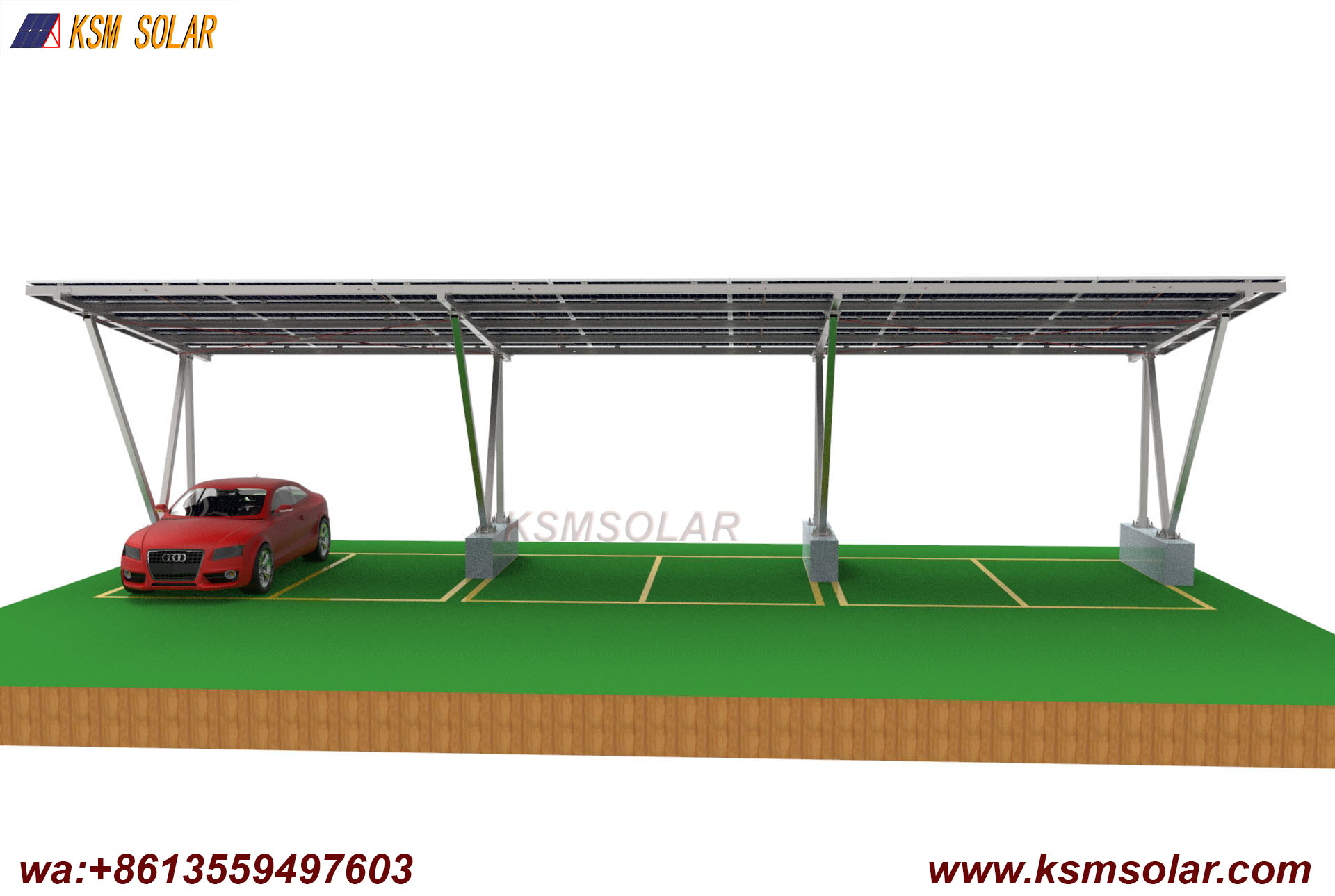 ZAM N-Type Structure Solar Carport