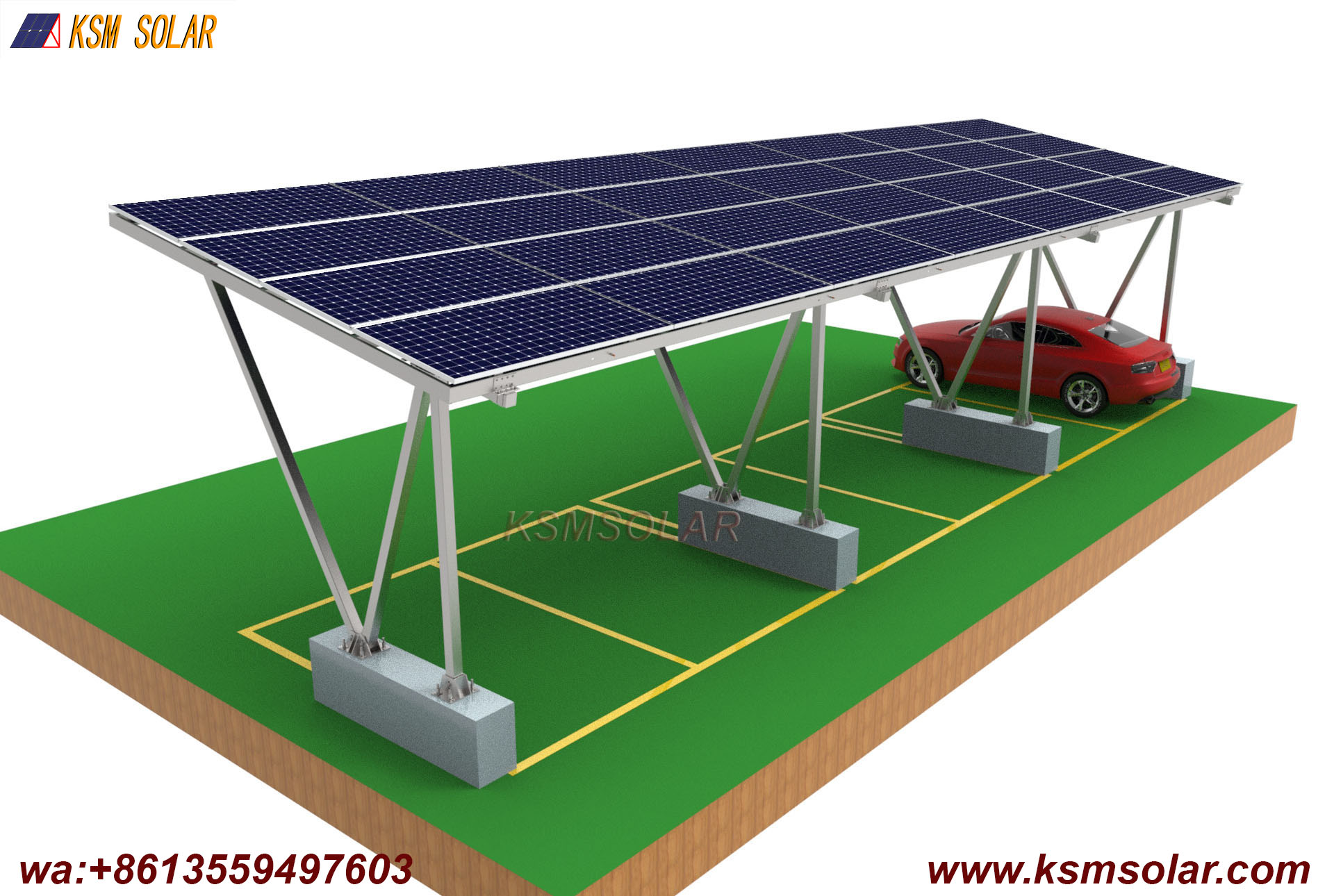 ZAM N-Type Structure Solar Carport