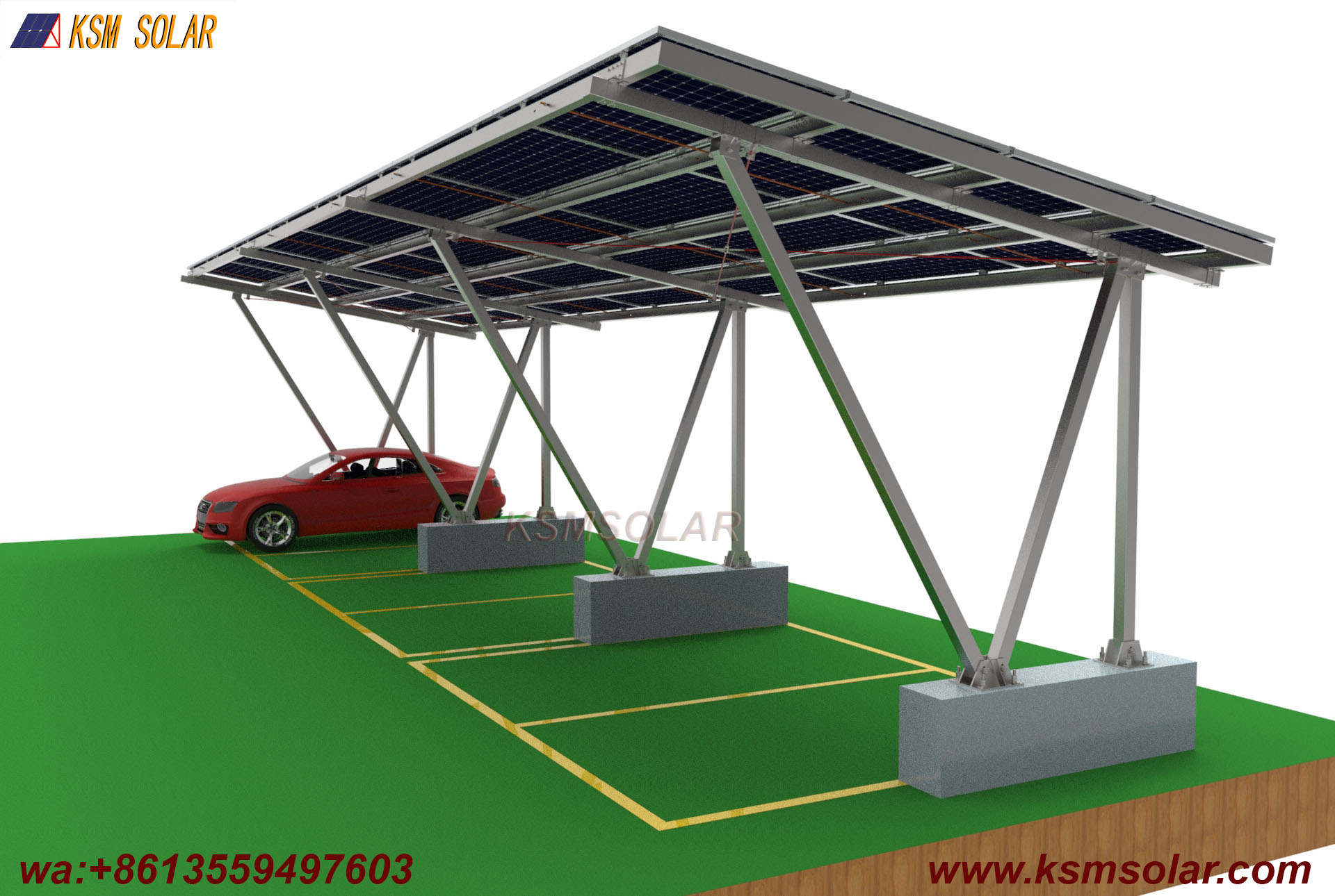 ZAM N-Type Structure Solar Carport