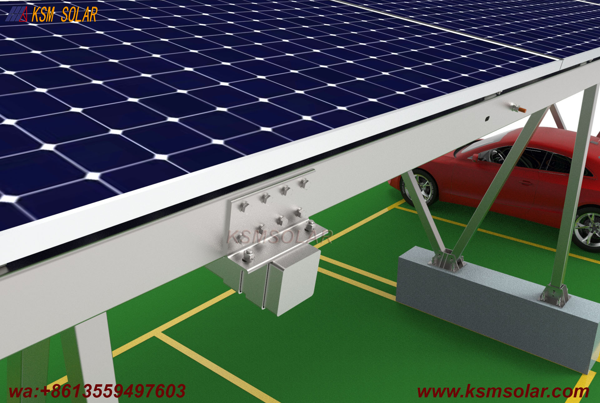 ZAM N-Type Structure Solar Carport