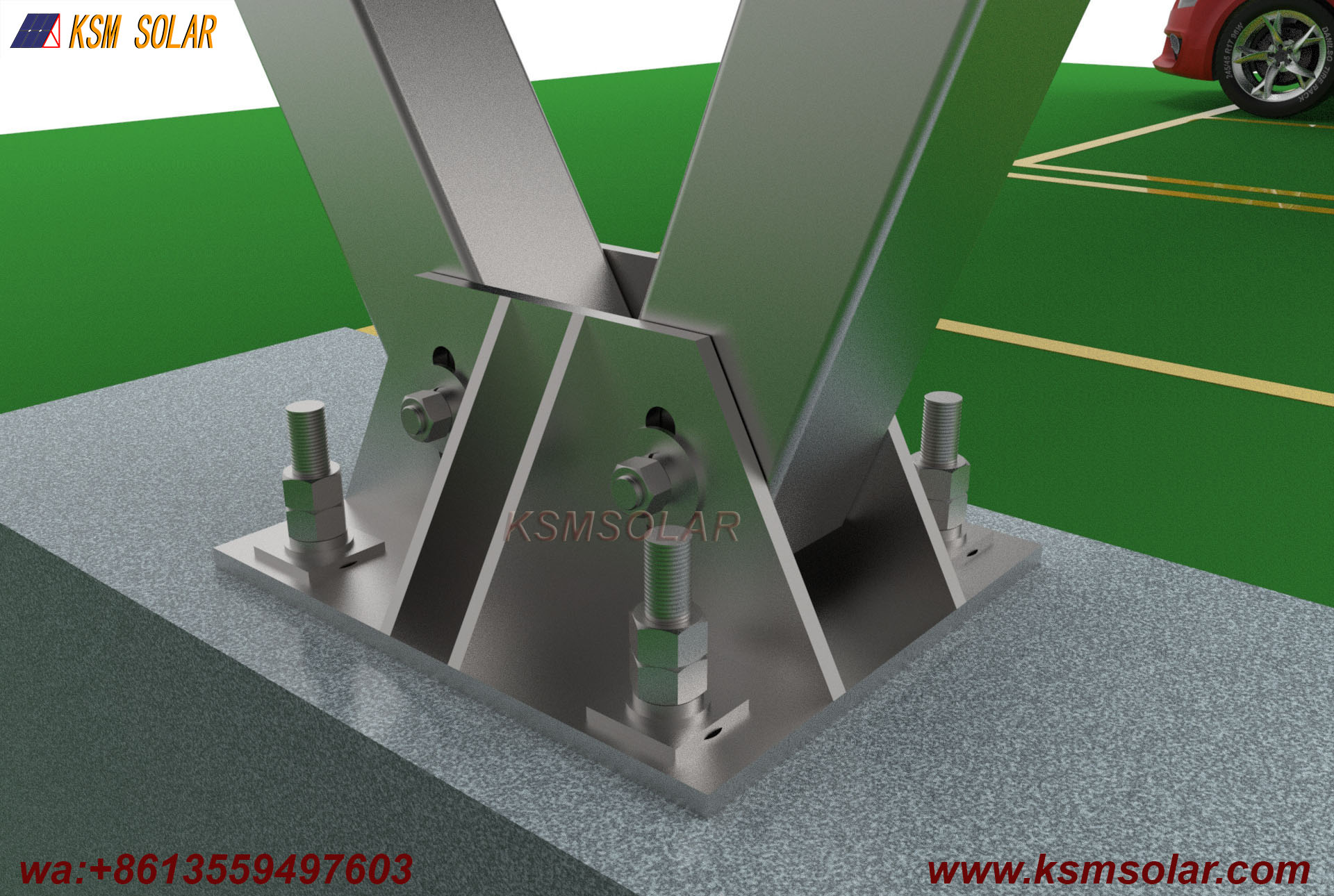 ZAM N-Type Structure Solar Carport