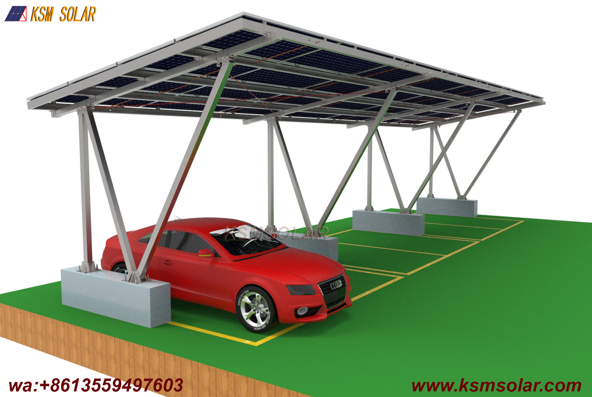 ZAM N-Type Structure Solar Carport