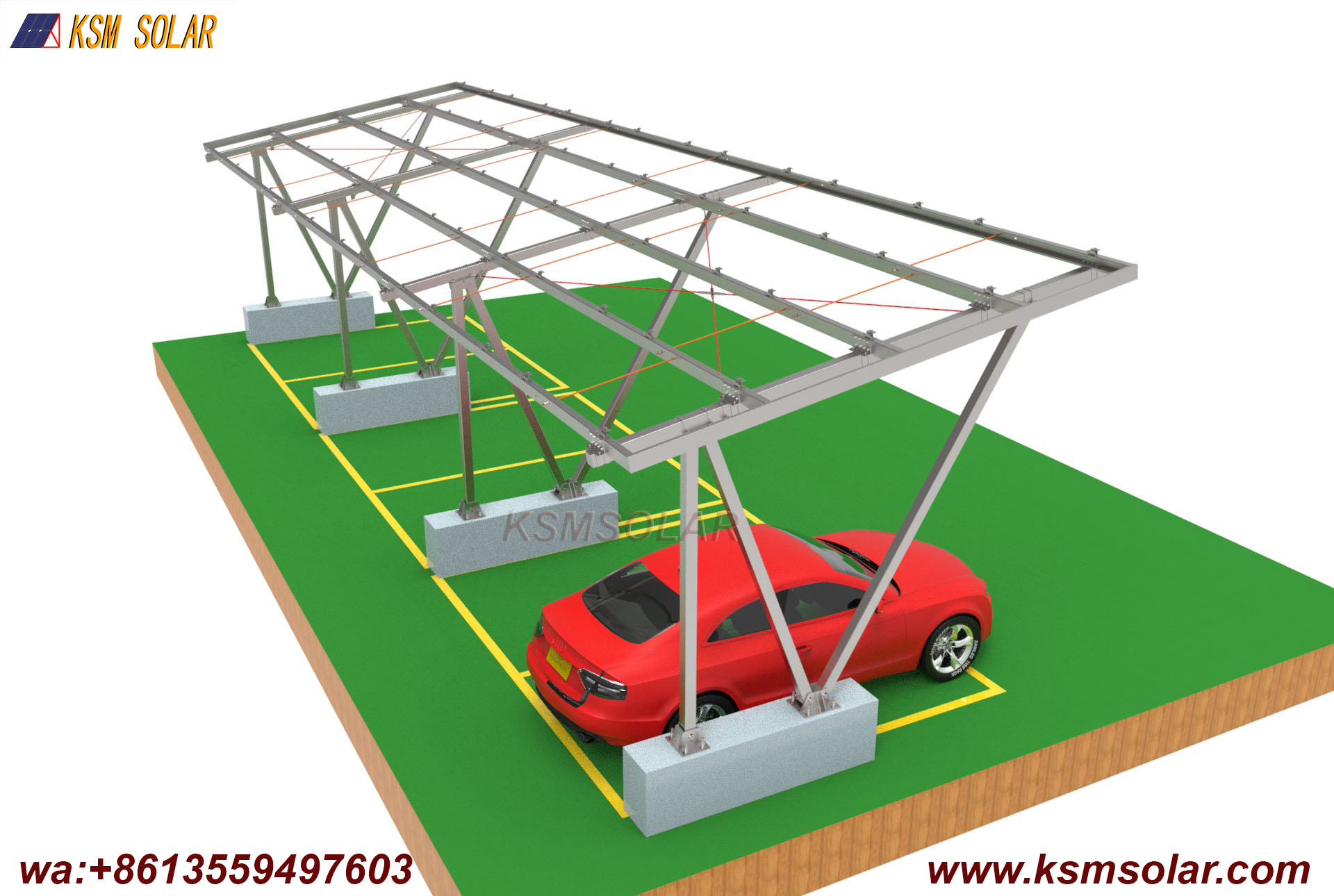ZAM N-Type Structure Solar Carport