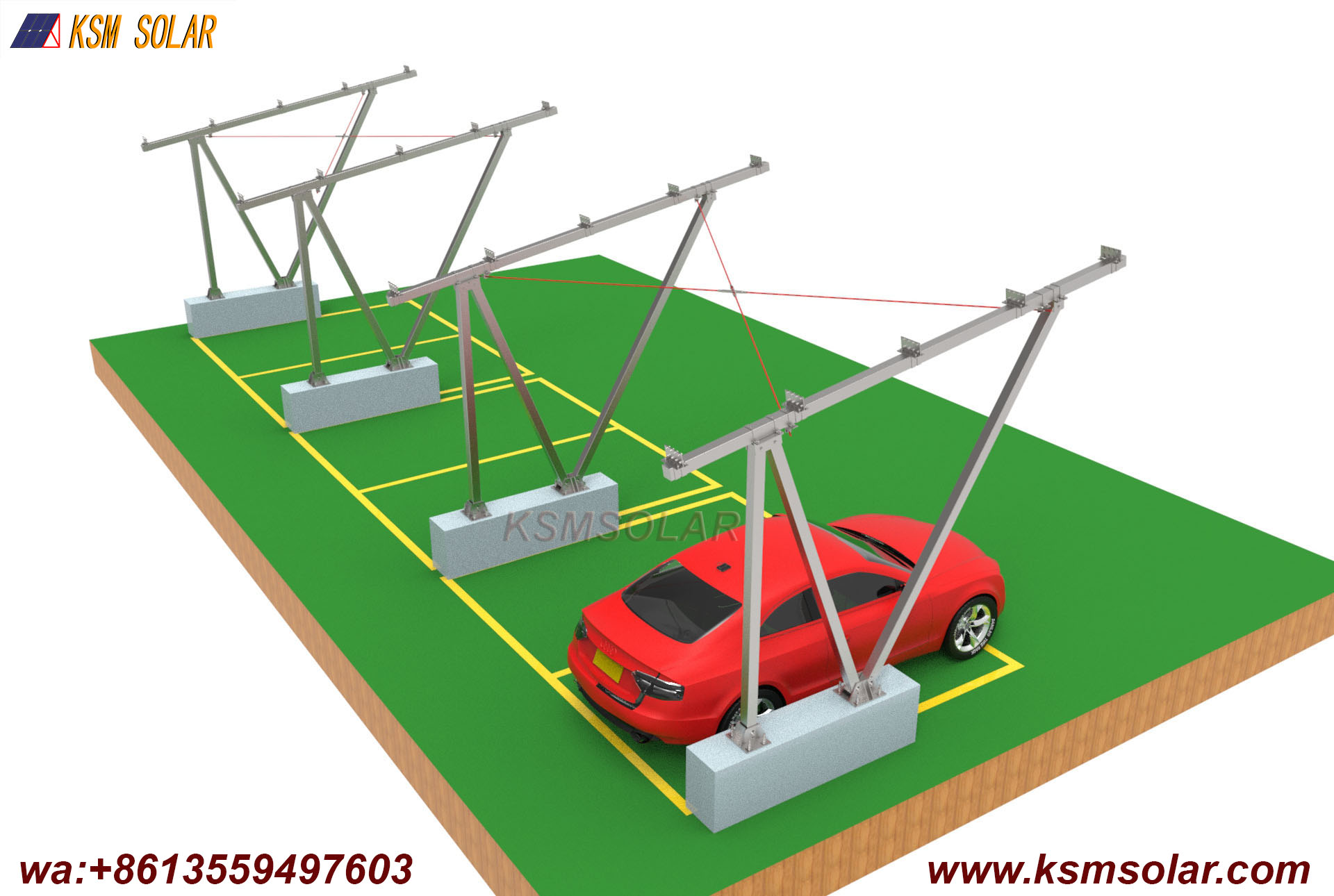 ZAM N-Type Structure Solar Carport