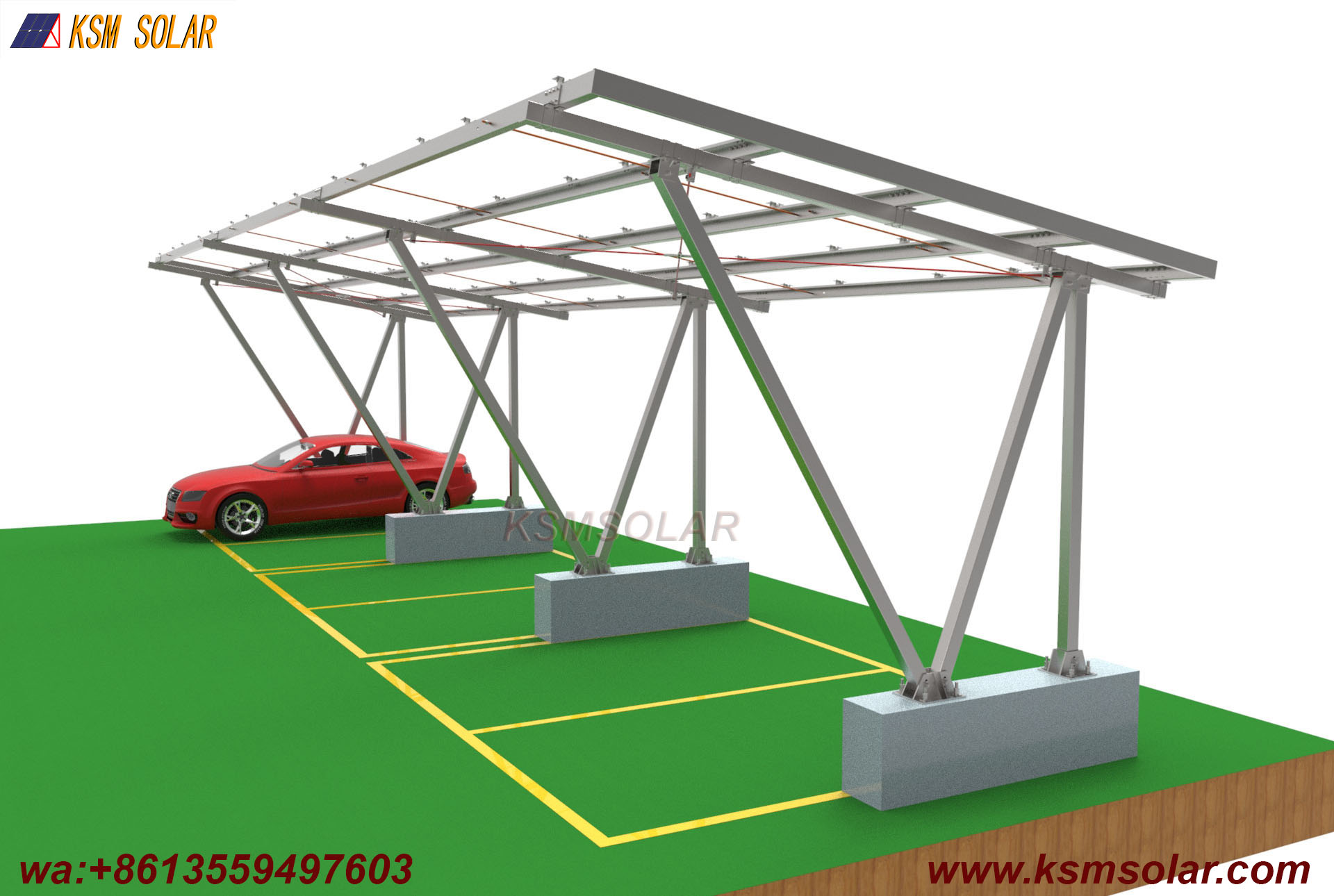 ZAM N-Type Structure Solar Carport