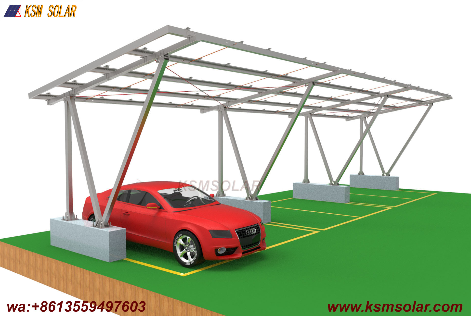 ZAM N-Type Structure Solar Carport