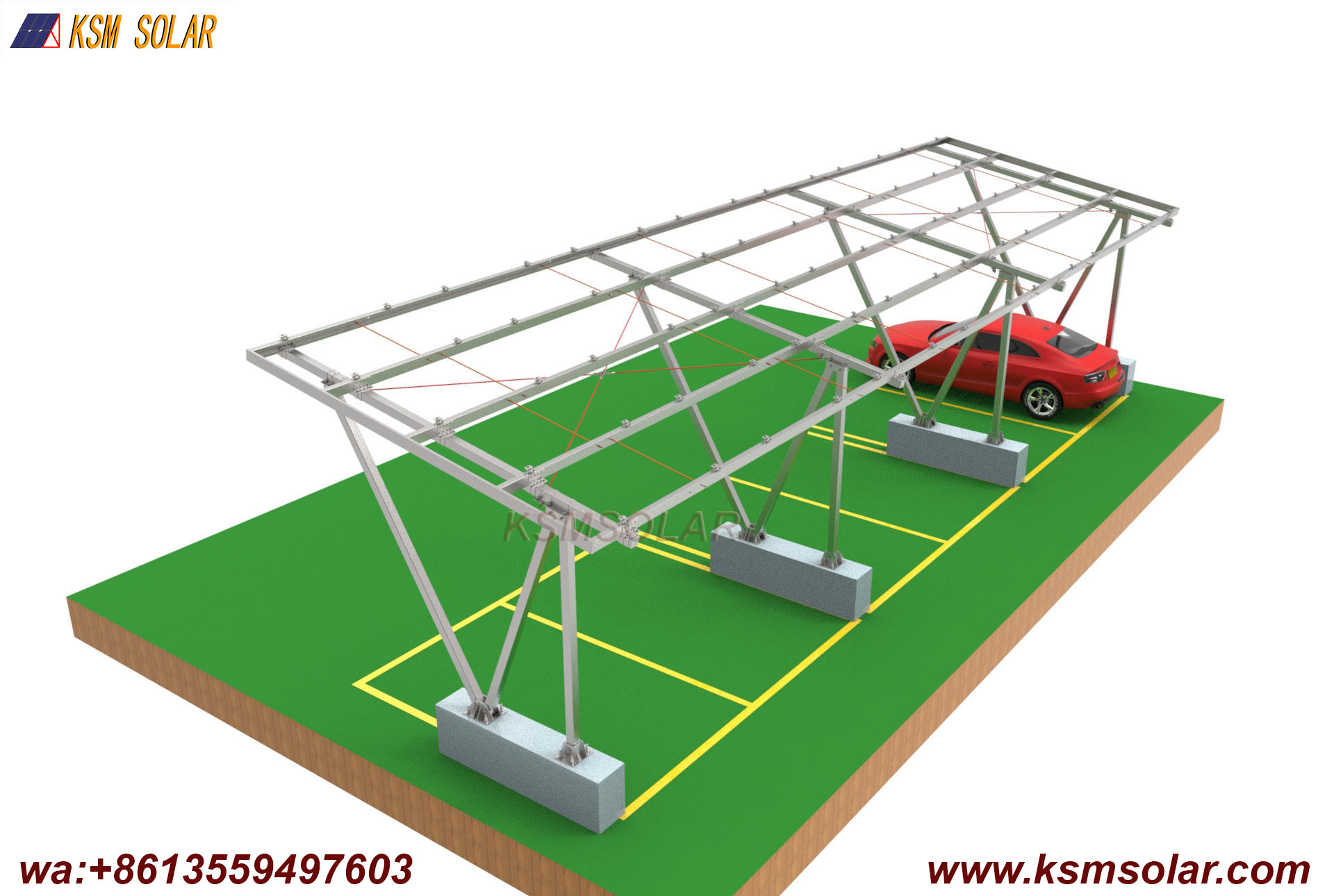 ZAM N-Type Structure Solar Carport