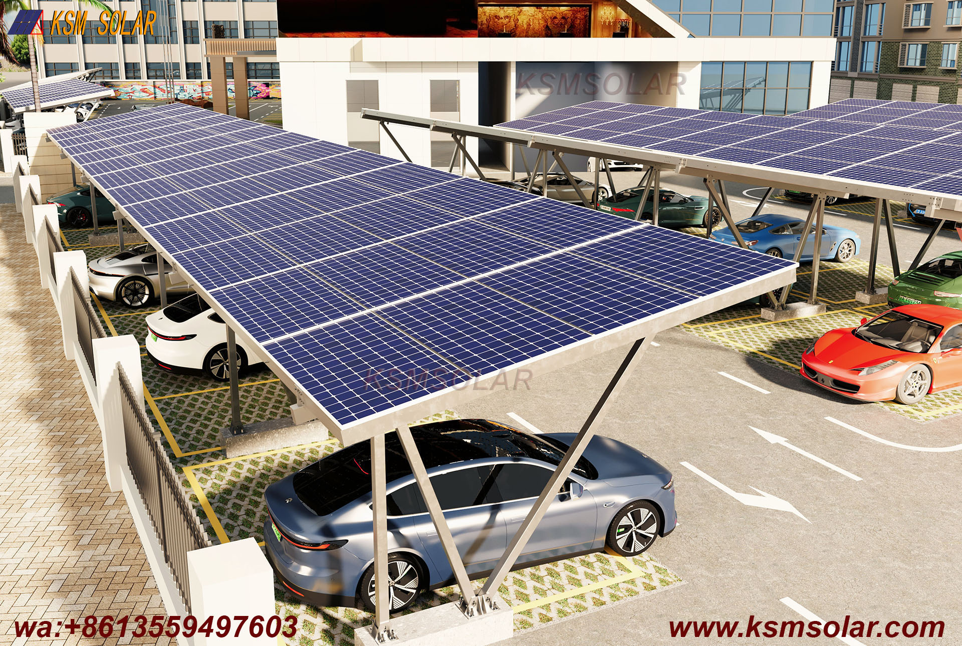 ZAM N-Type Structure Solar Carport
