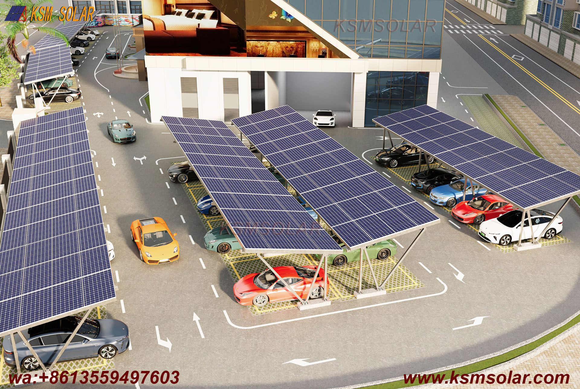 ZAM N-Type Structure Solar Carport