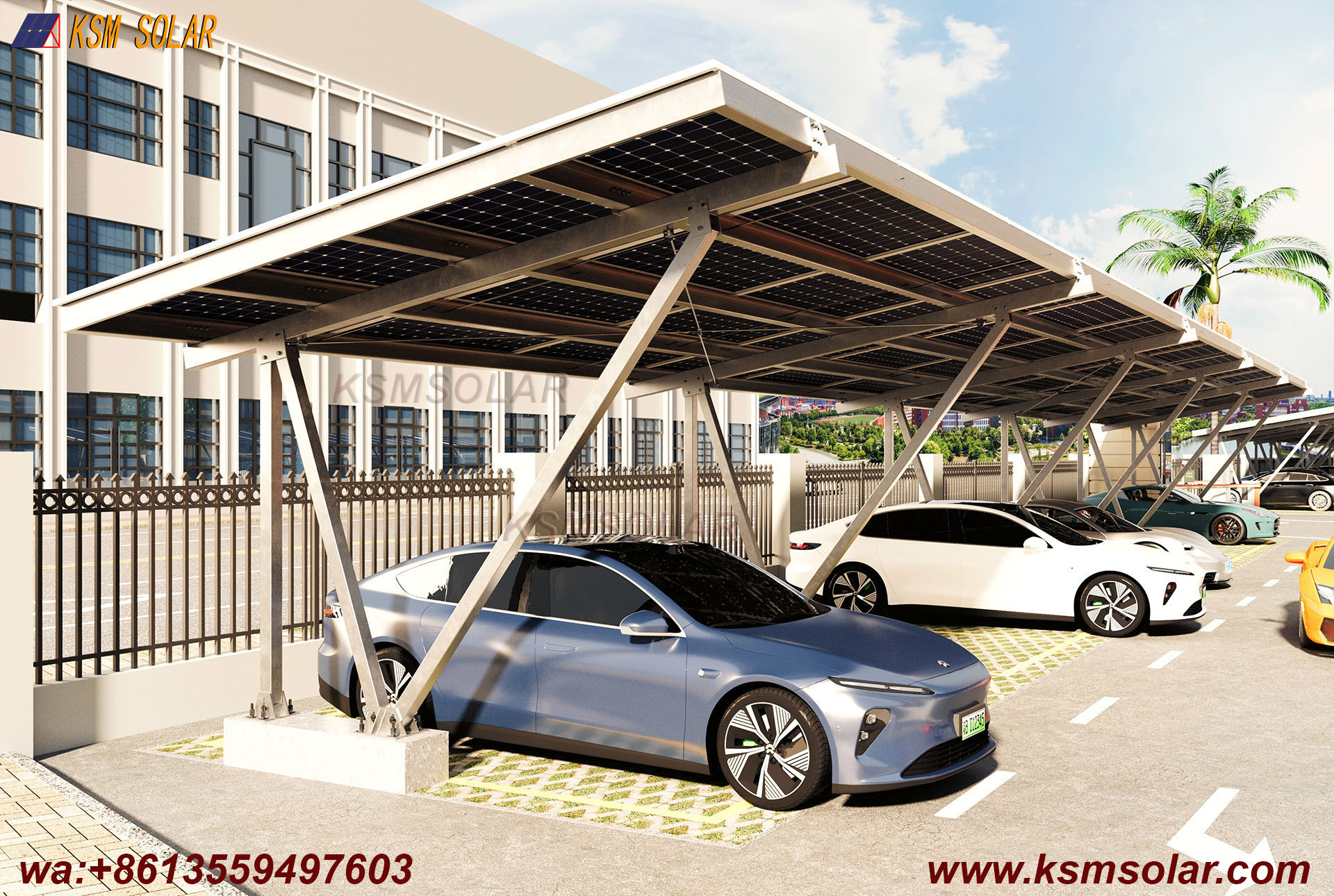 ZAM N-Type Structure Solar Carport
