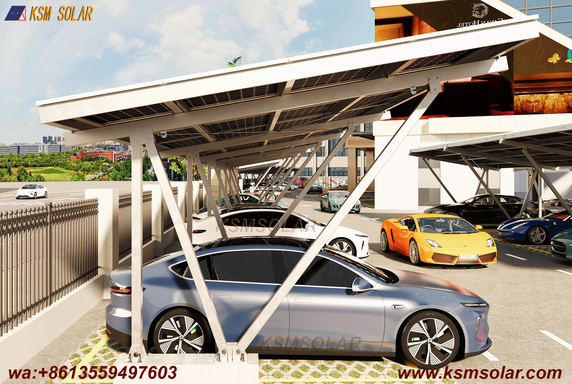 ZAM N-Type Structure Solar Carport
