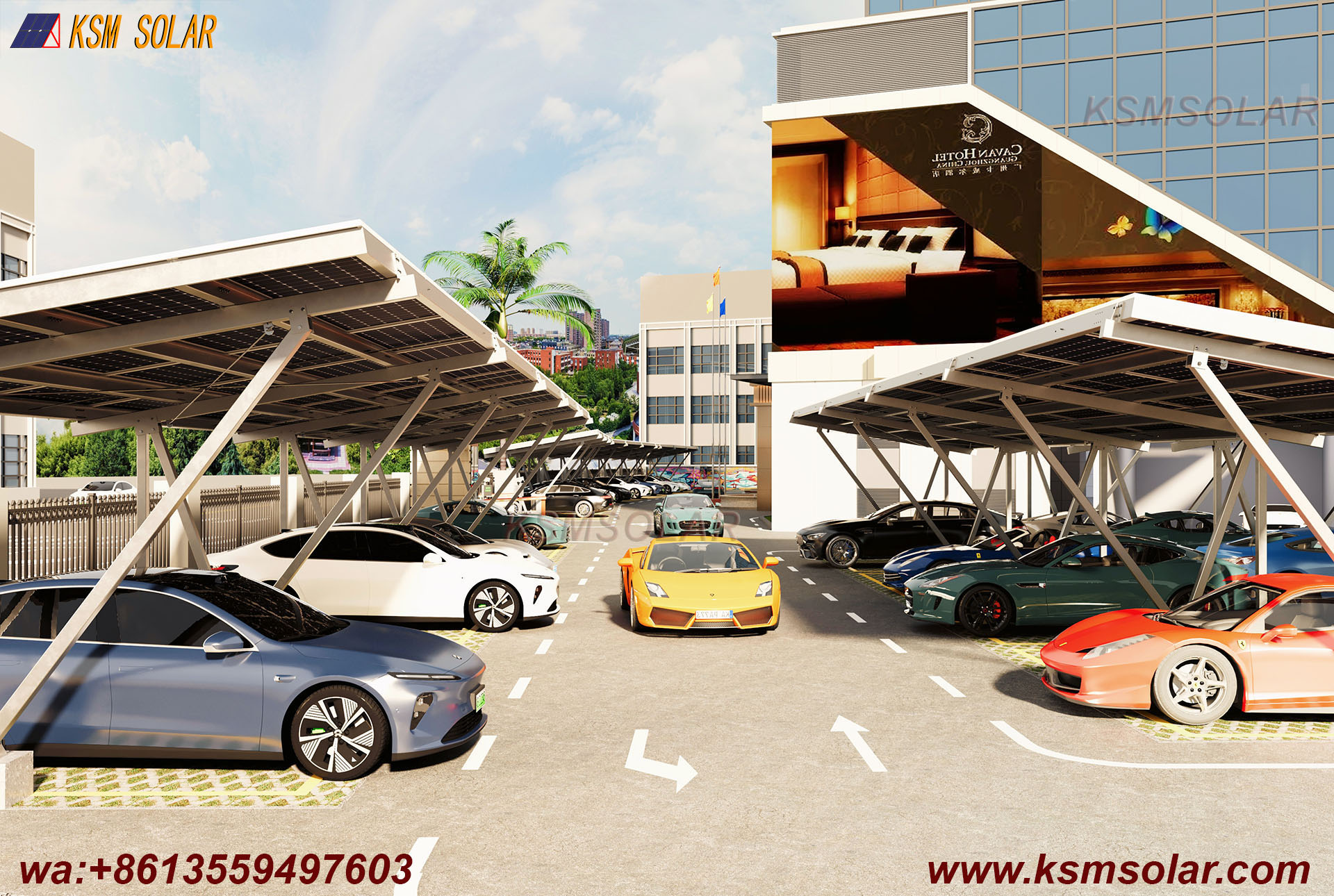 ZAM N-Type Structure Solar Carport