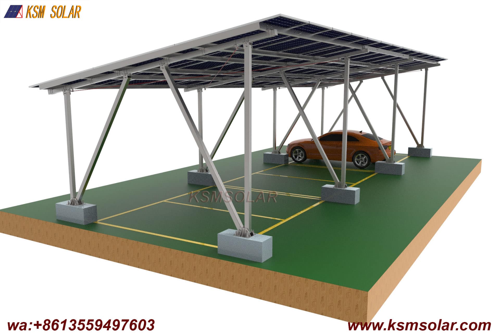ZAM VV-Type Structure Solar Carport