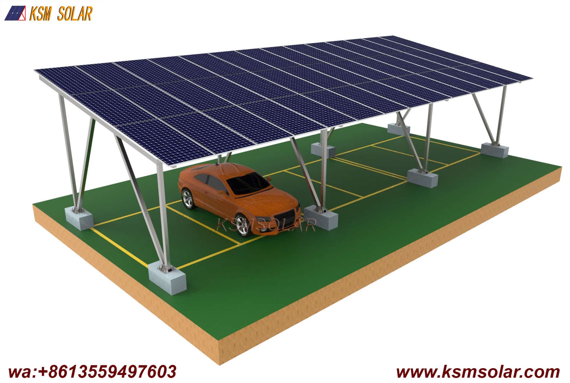 ZAM VV-Type Structure Solar Carport