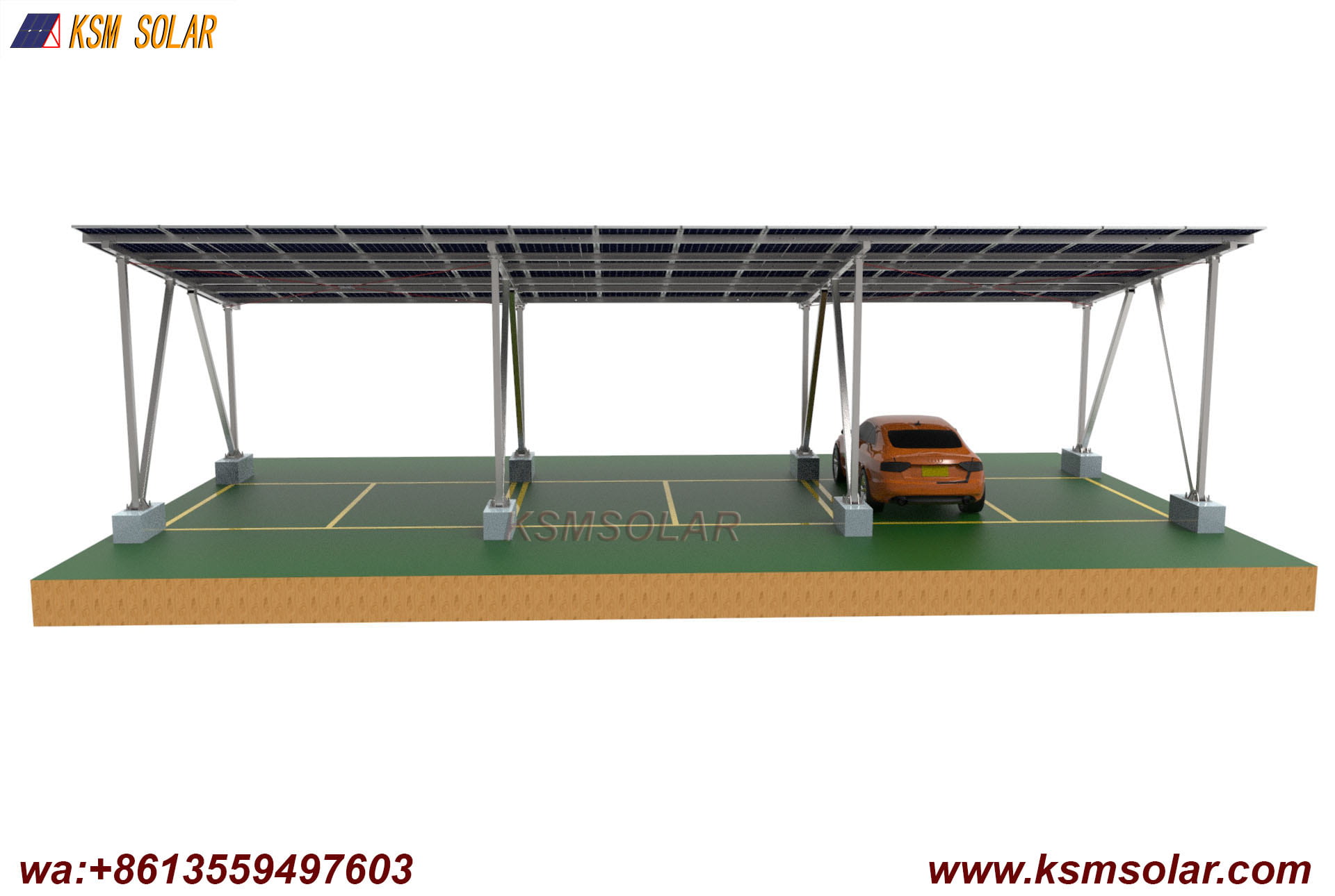 ZAM VV-Type Structure Solar Carport
