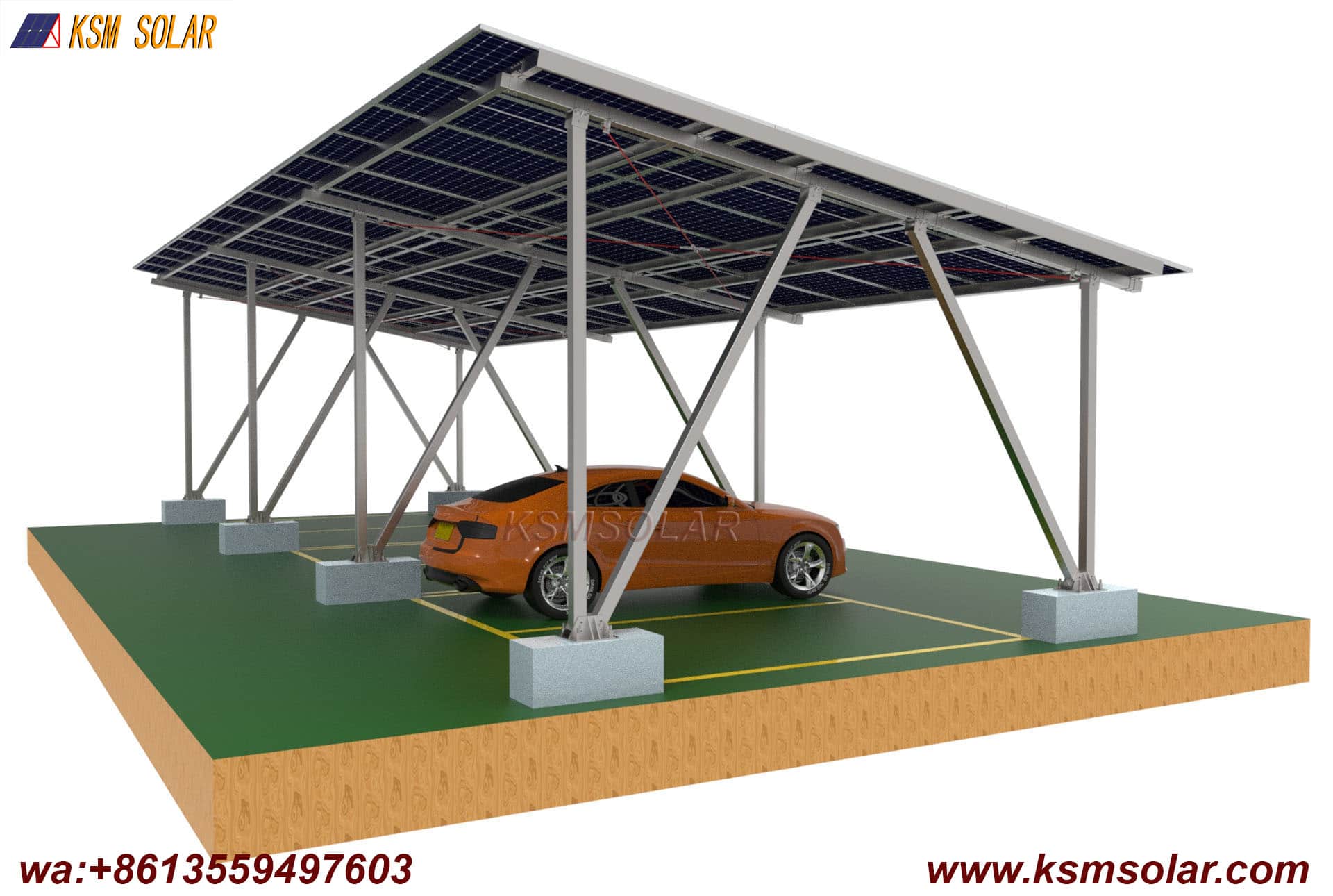 ZAM VV-Type Structure Solar Carport