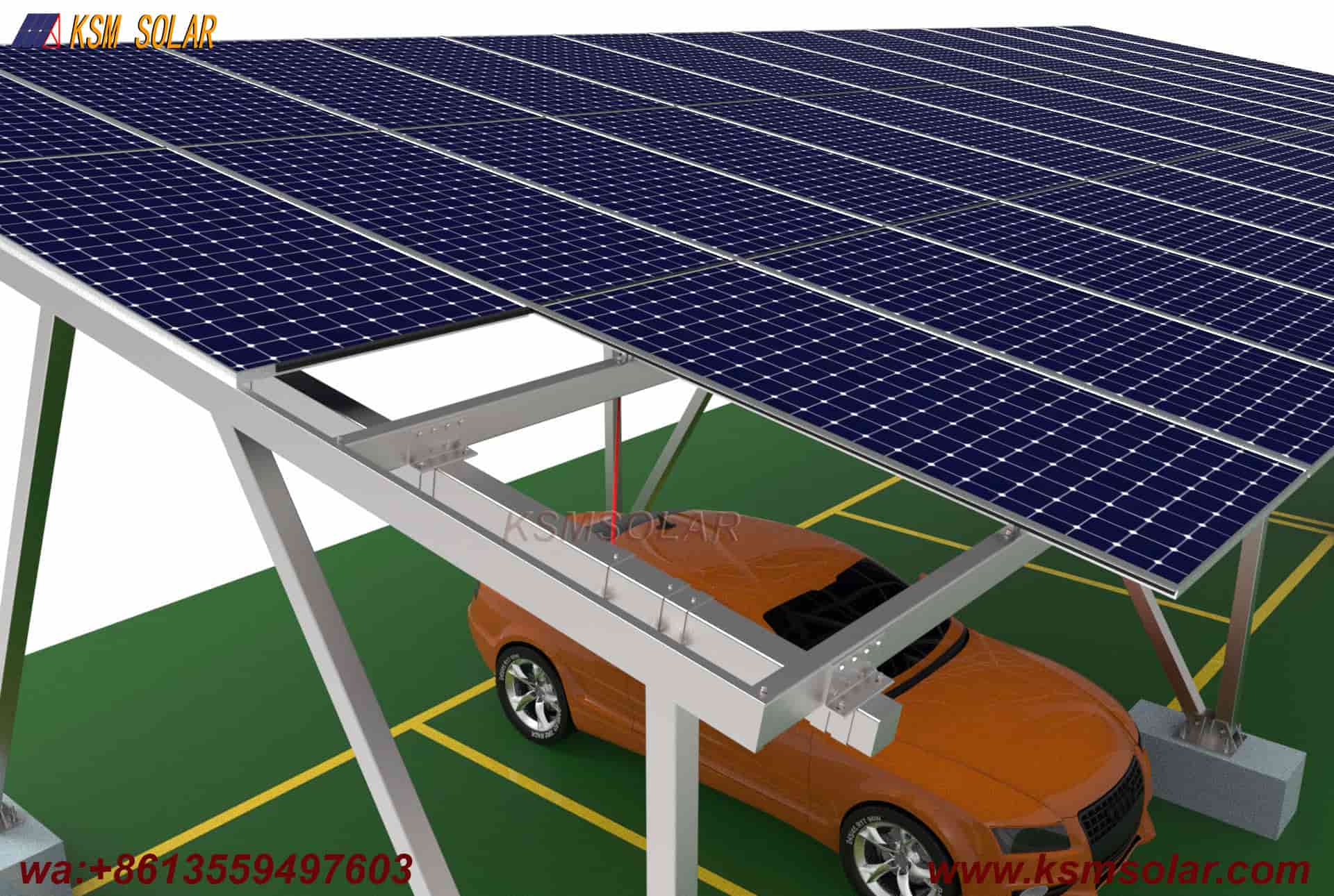 ZAM VV-Type Structure Solar Carport