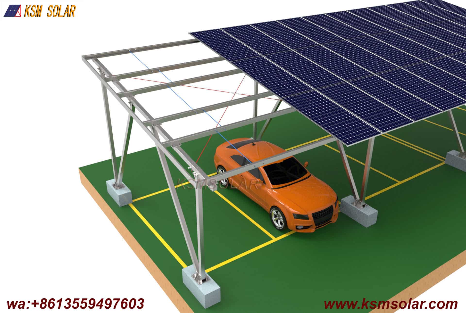 ZAM VV-Type Structure Solar Carport