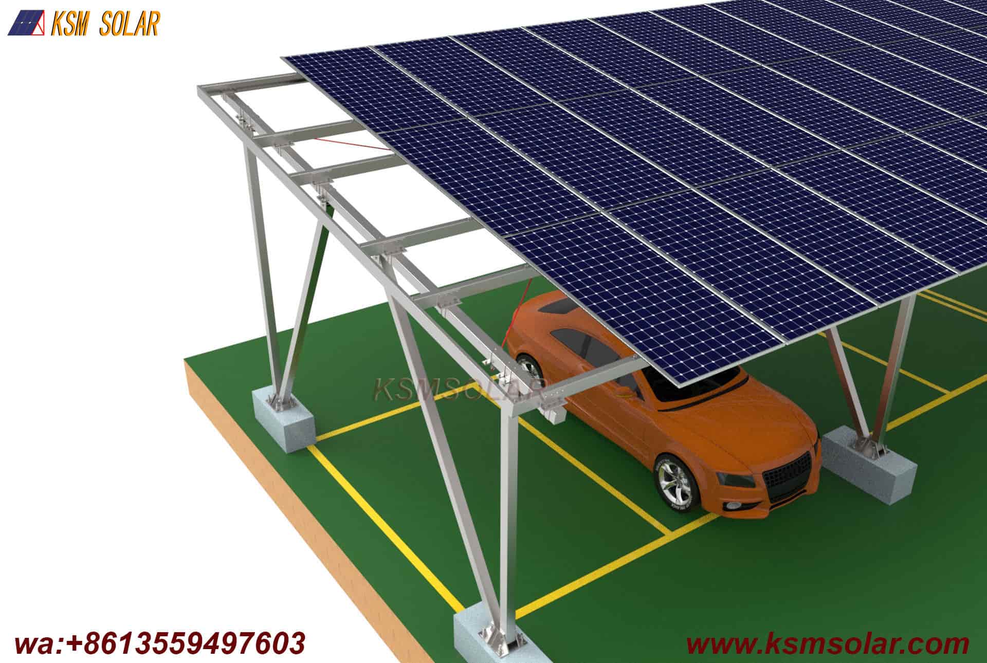 ZAM VV-Type Structure Solar Carport