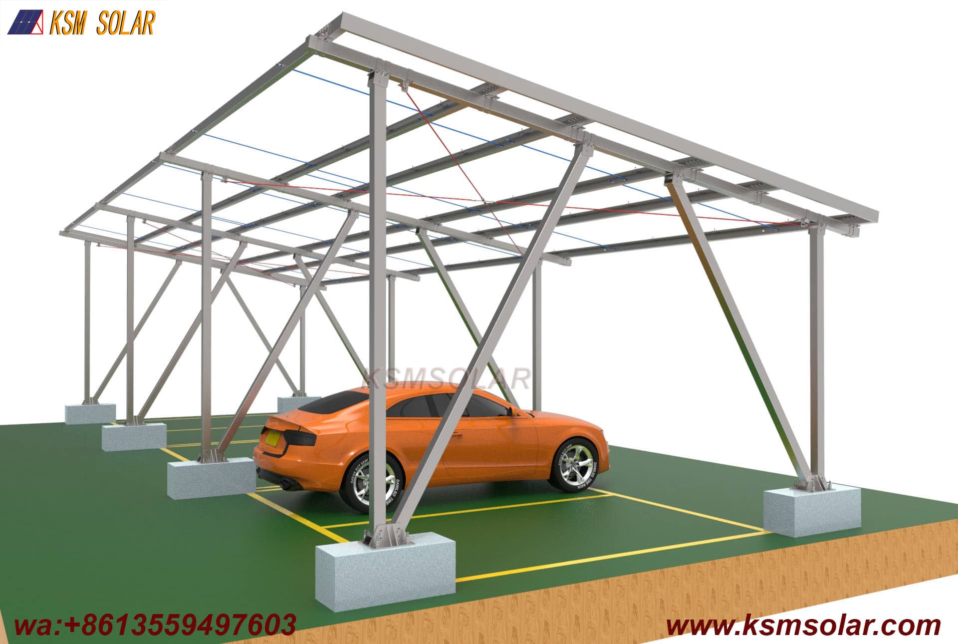 ZAM VV-Type Structure Solar Carport