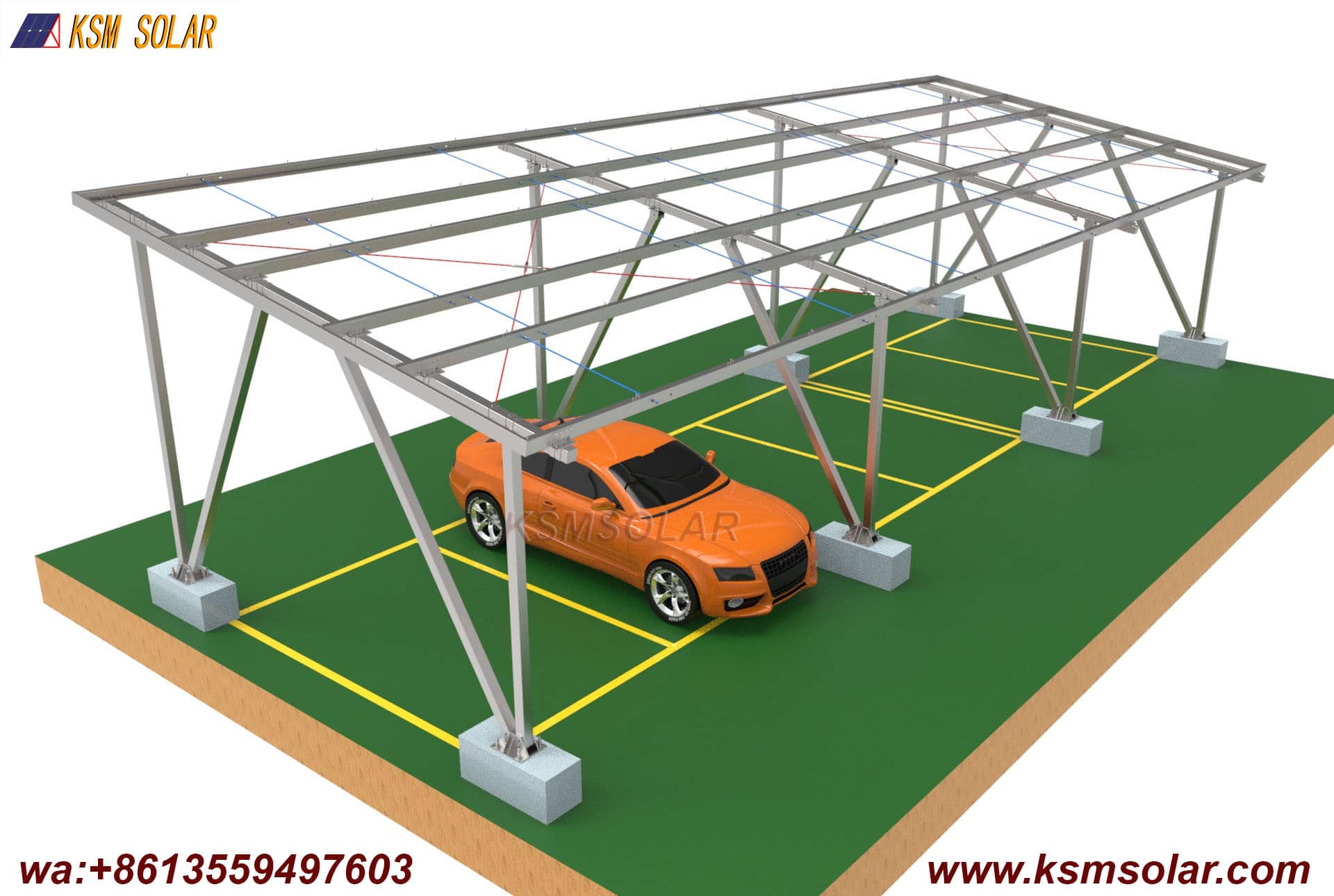 ZAM VV-Type Structure Solar Carport