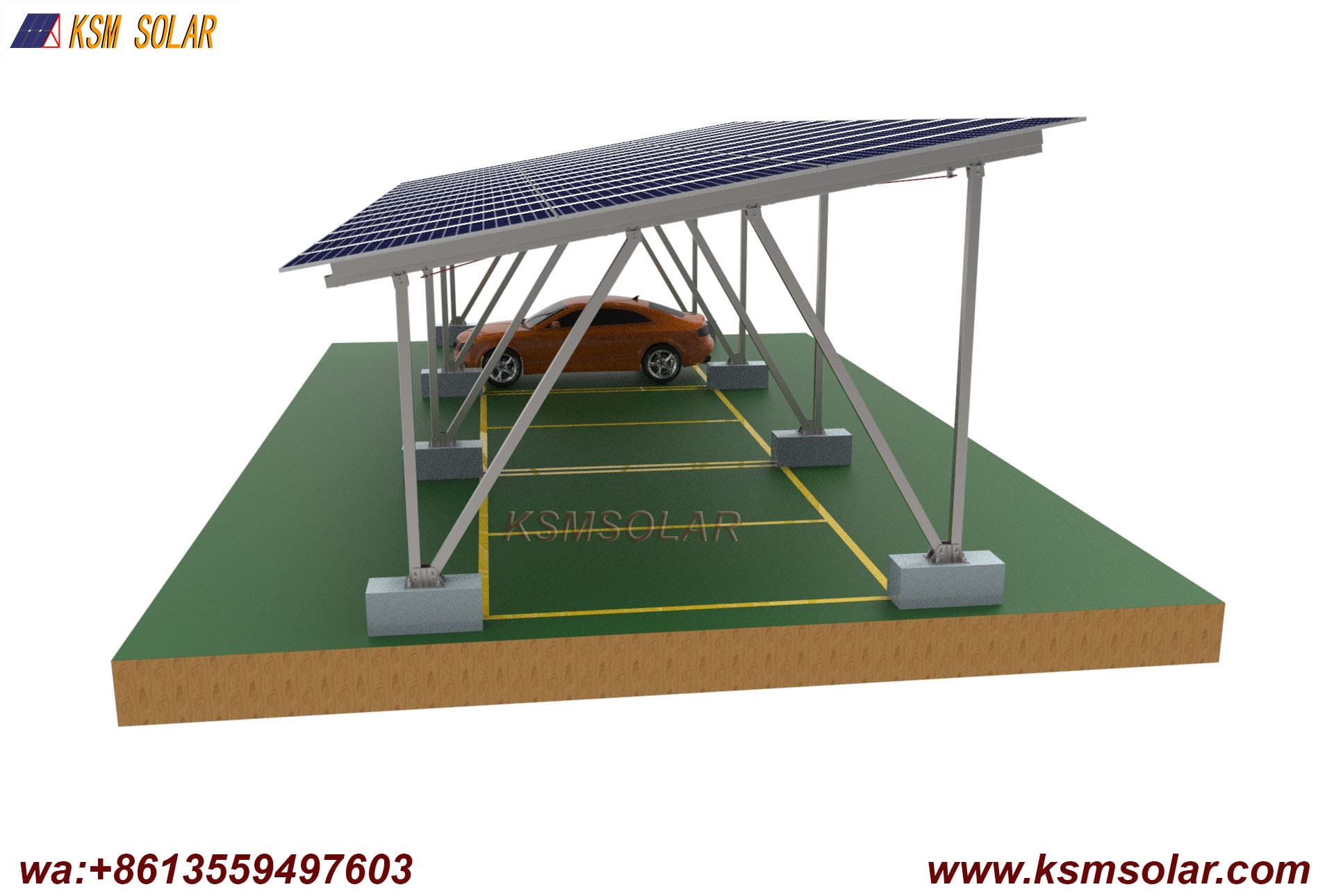 ZAM VV-Type Structure Solar Carport