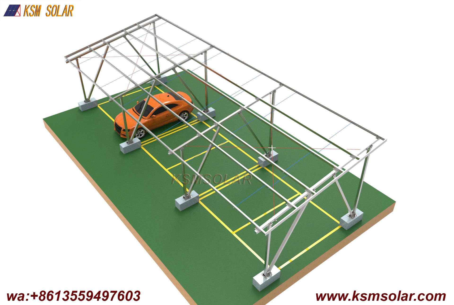 ZAM VV-Type Structure Solar Carport