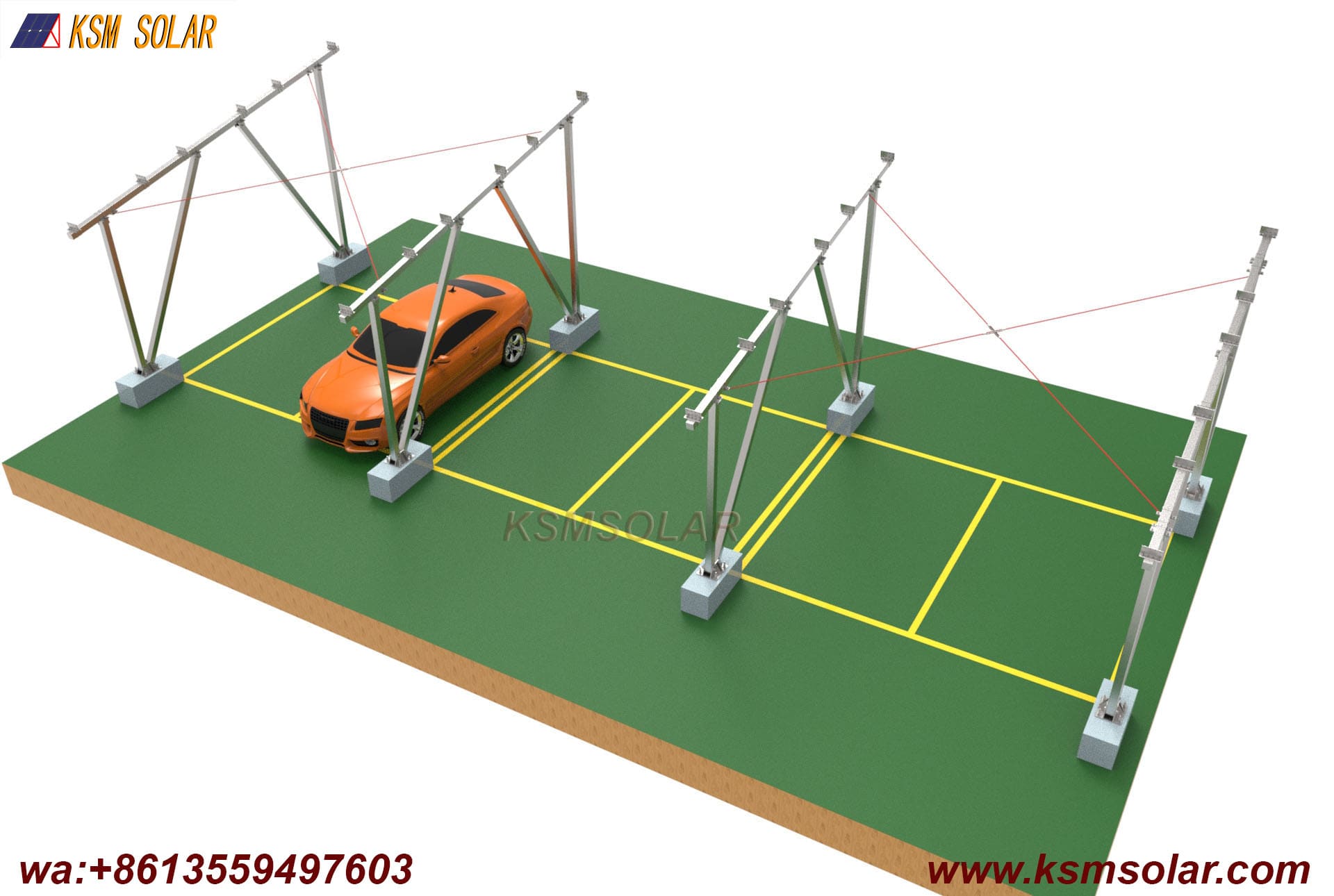 ZAM VV-Type Structure Solar Carport