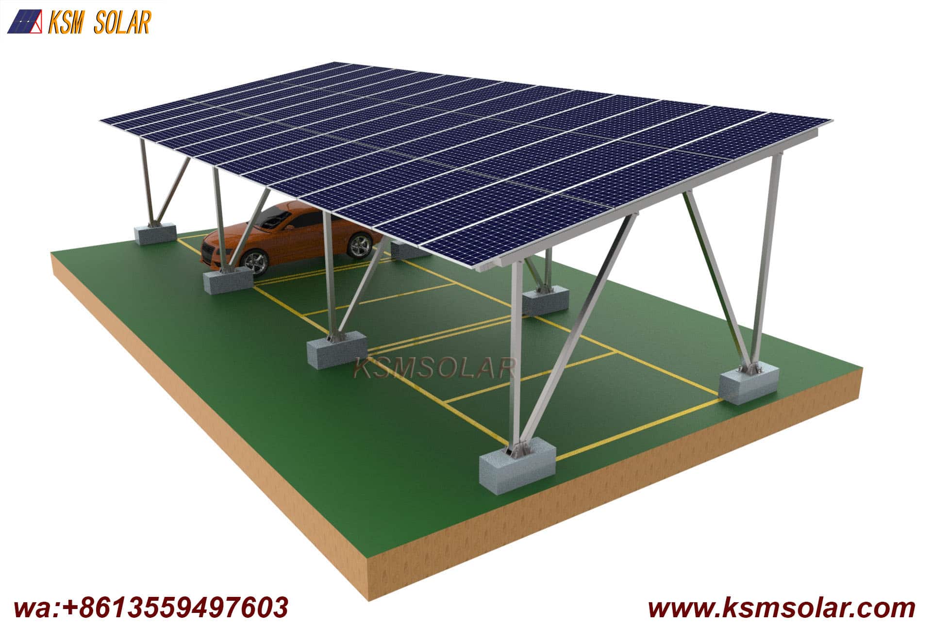ZAM VV-Type Structure Solar Carport