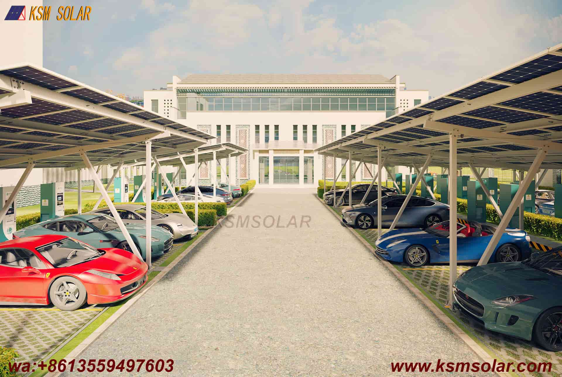 ZAM VV-Type Structure Solar Carport