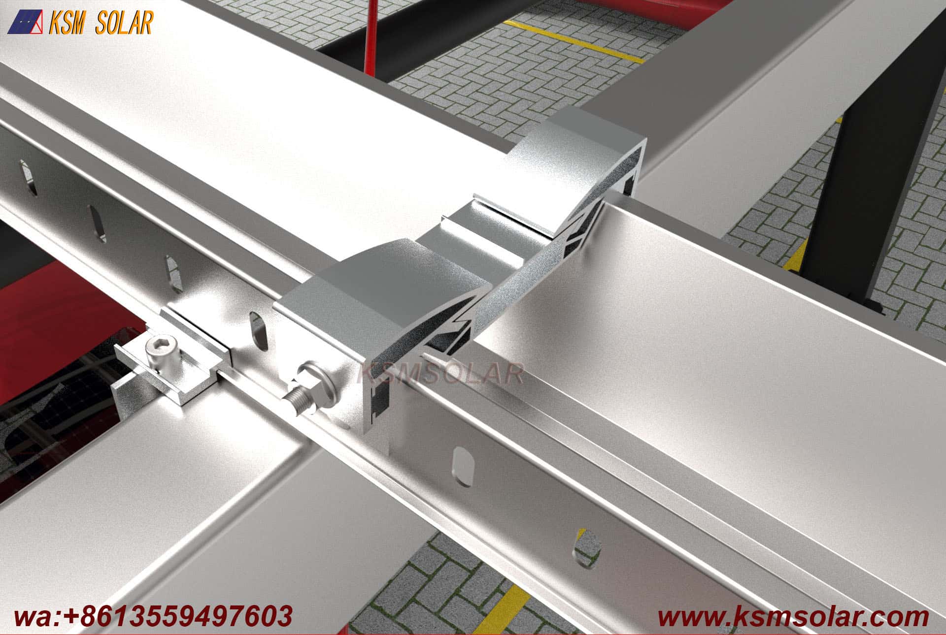 H-Section Single-Column Waterproof Solar Carport