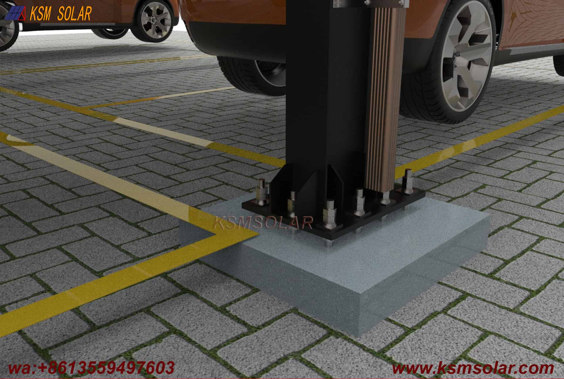 Single-Column Dual-Sided Low-Angle Solar Carport