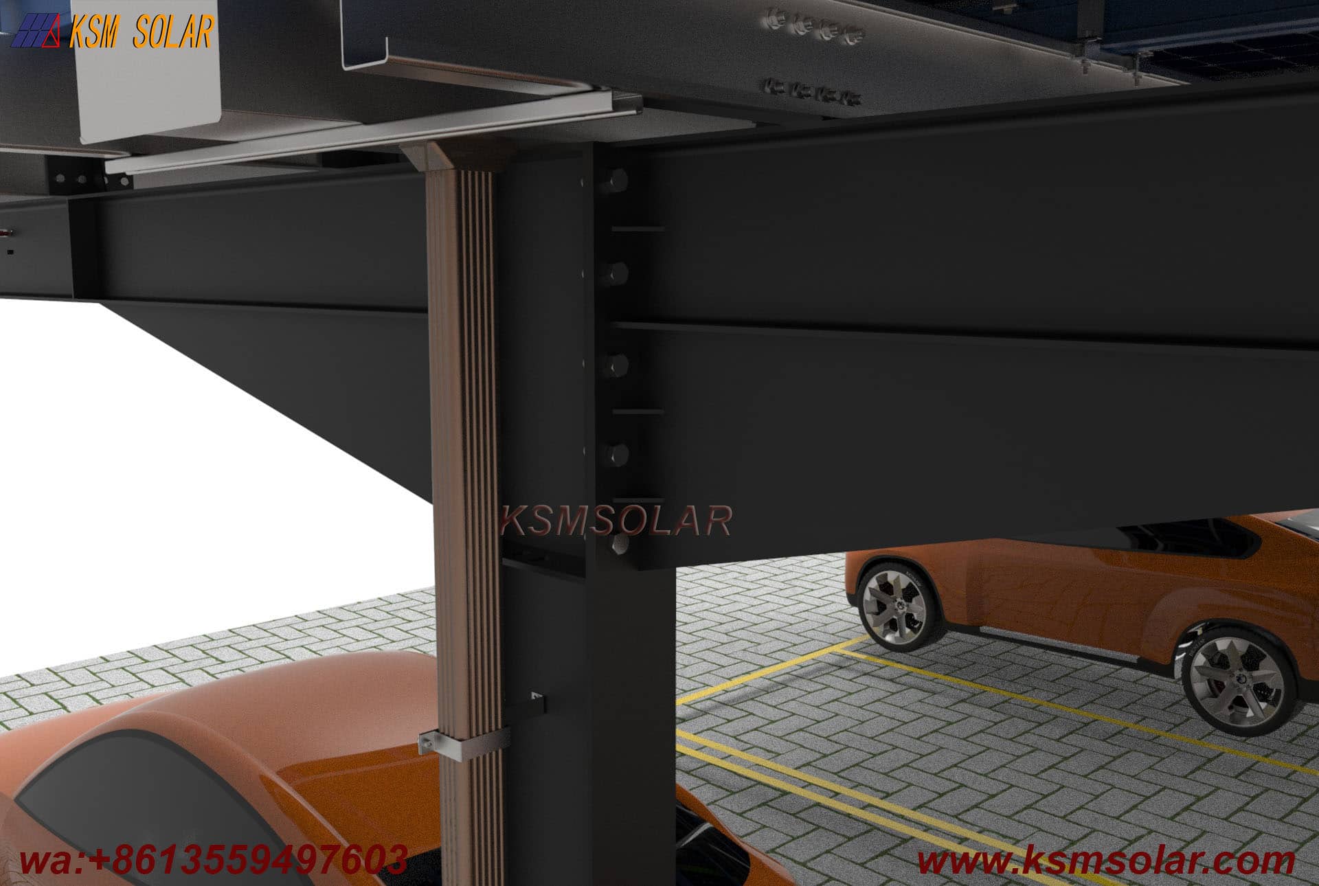 Single-Column Dual-Sided Low-Angle Solar Carport