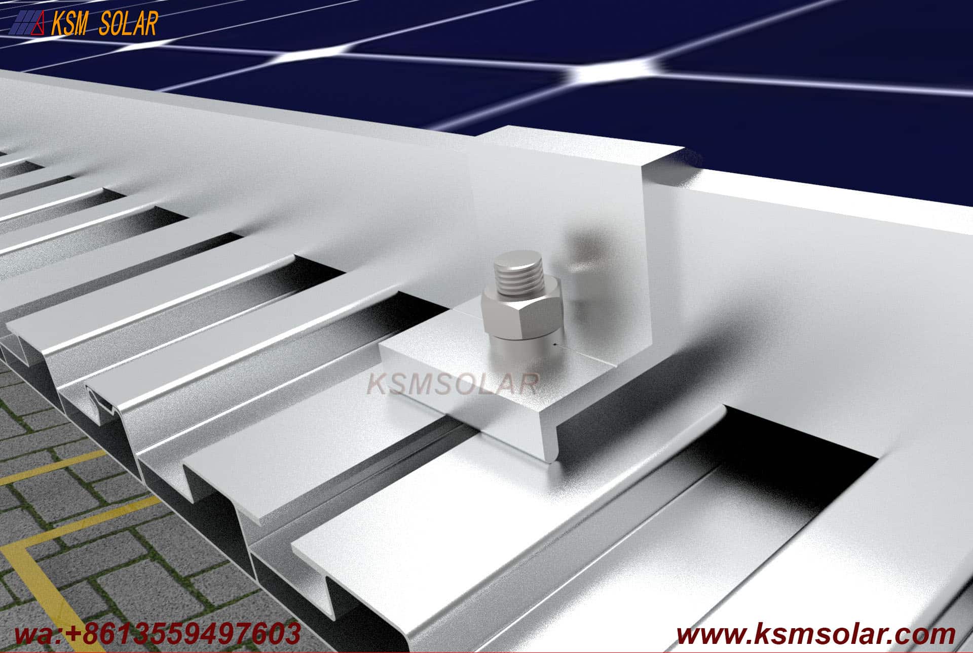 H-Beam Dual-Slope Large-Span Solar Carport