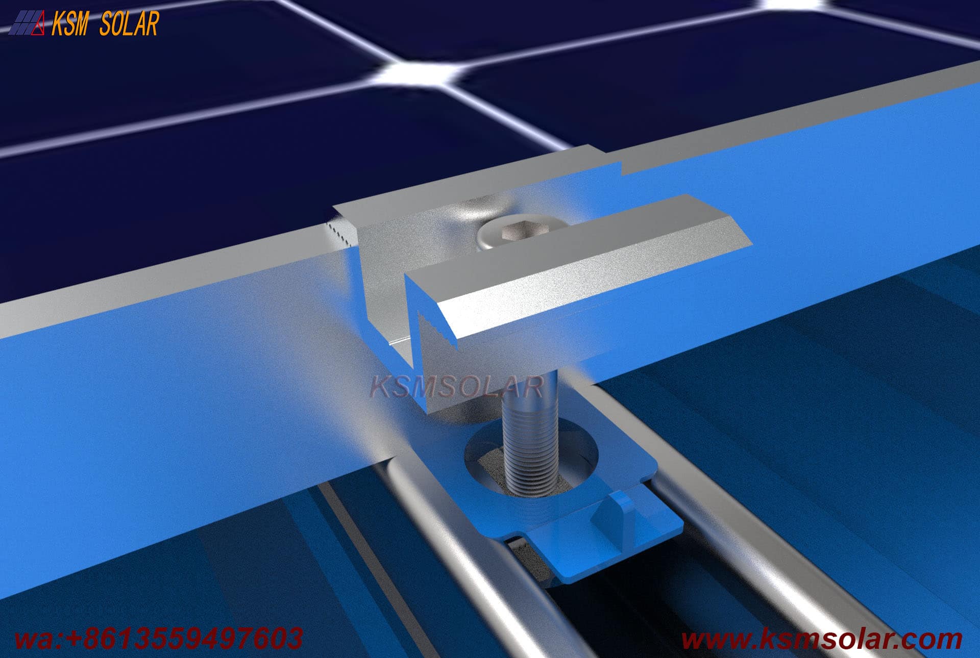 H-Beam Metal Roof Waterproof Solar Carport