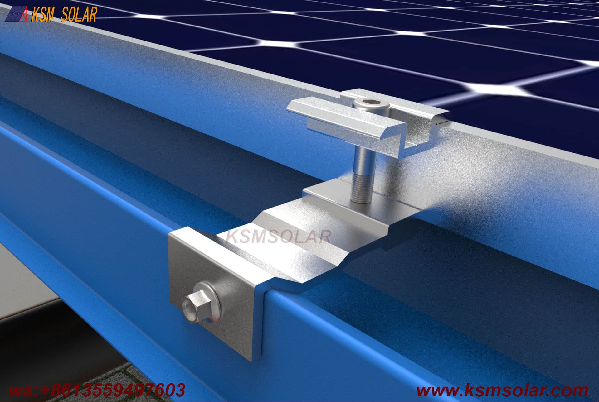 Carbon Steel Single-Slope Back-to-Back PV Carport
