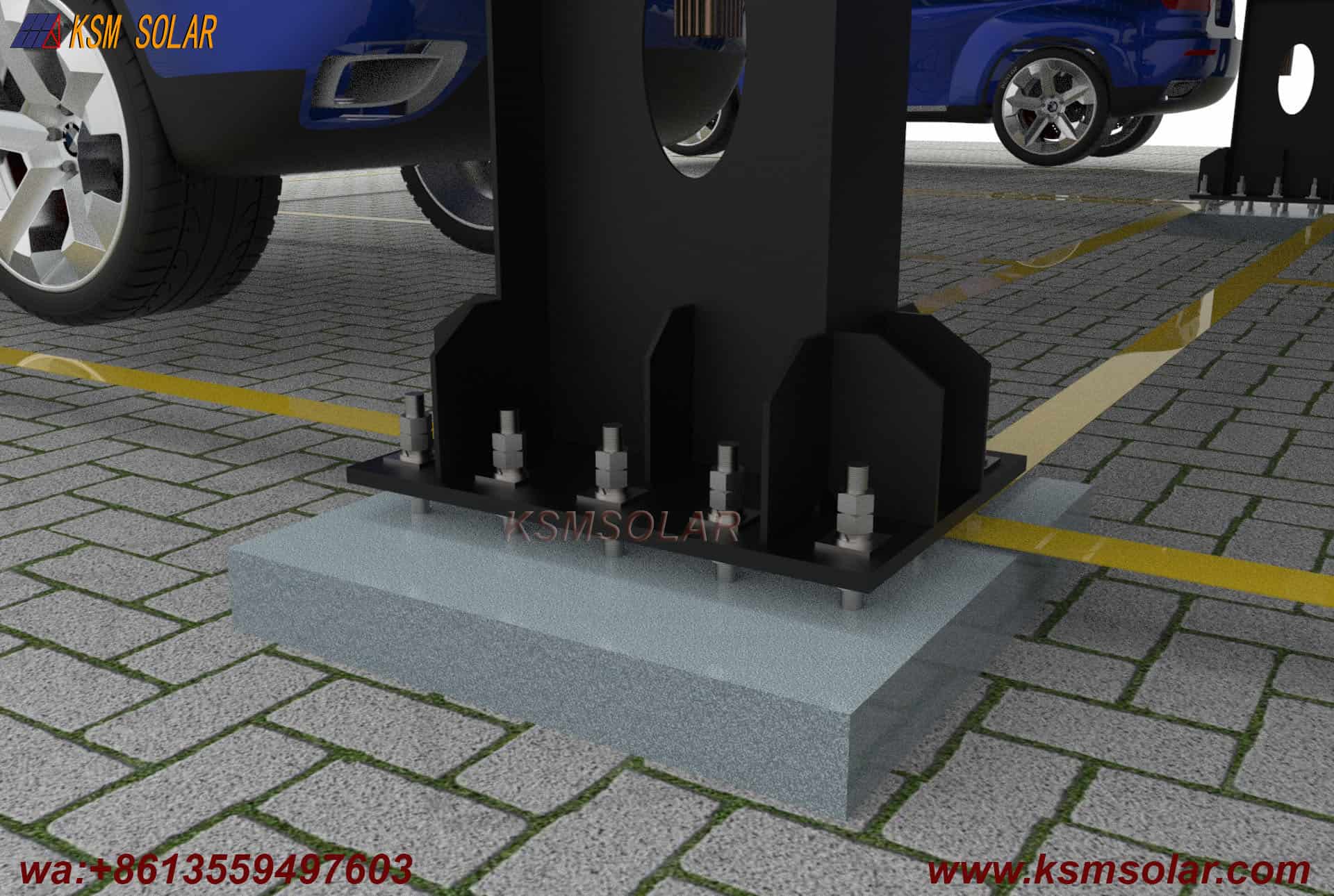 Single-Column Segmented Back-to-Back PV Carport