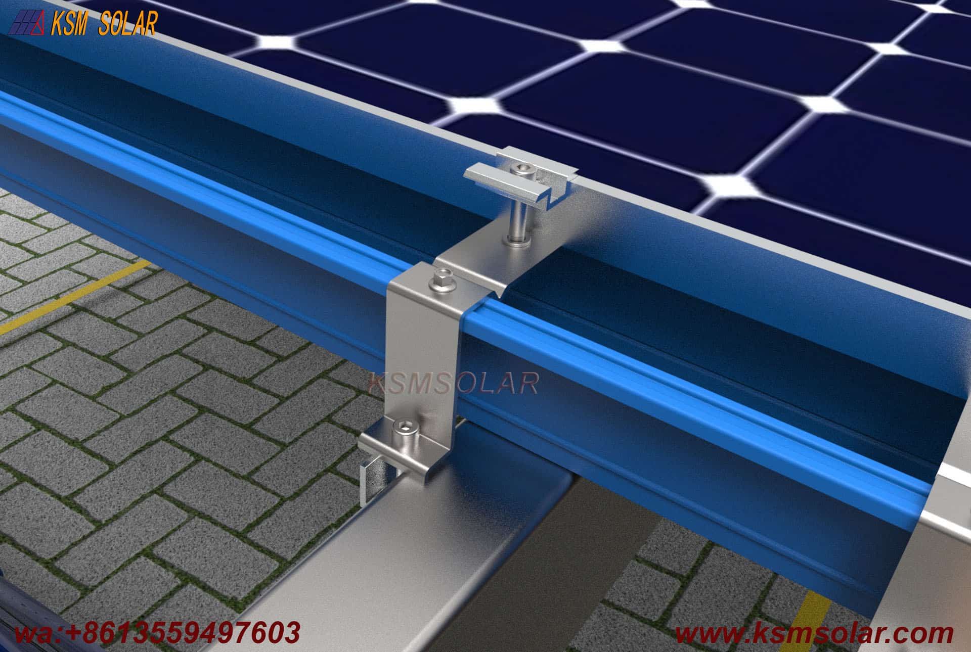 Single-Column Dual-Slope Reinforced PV Carport