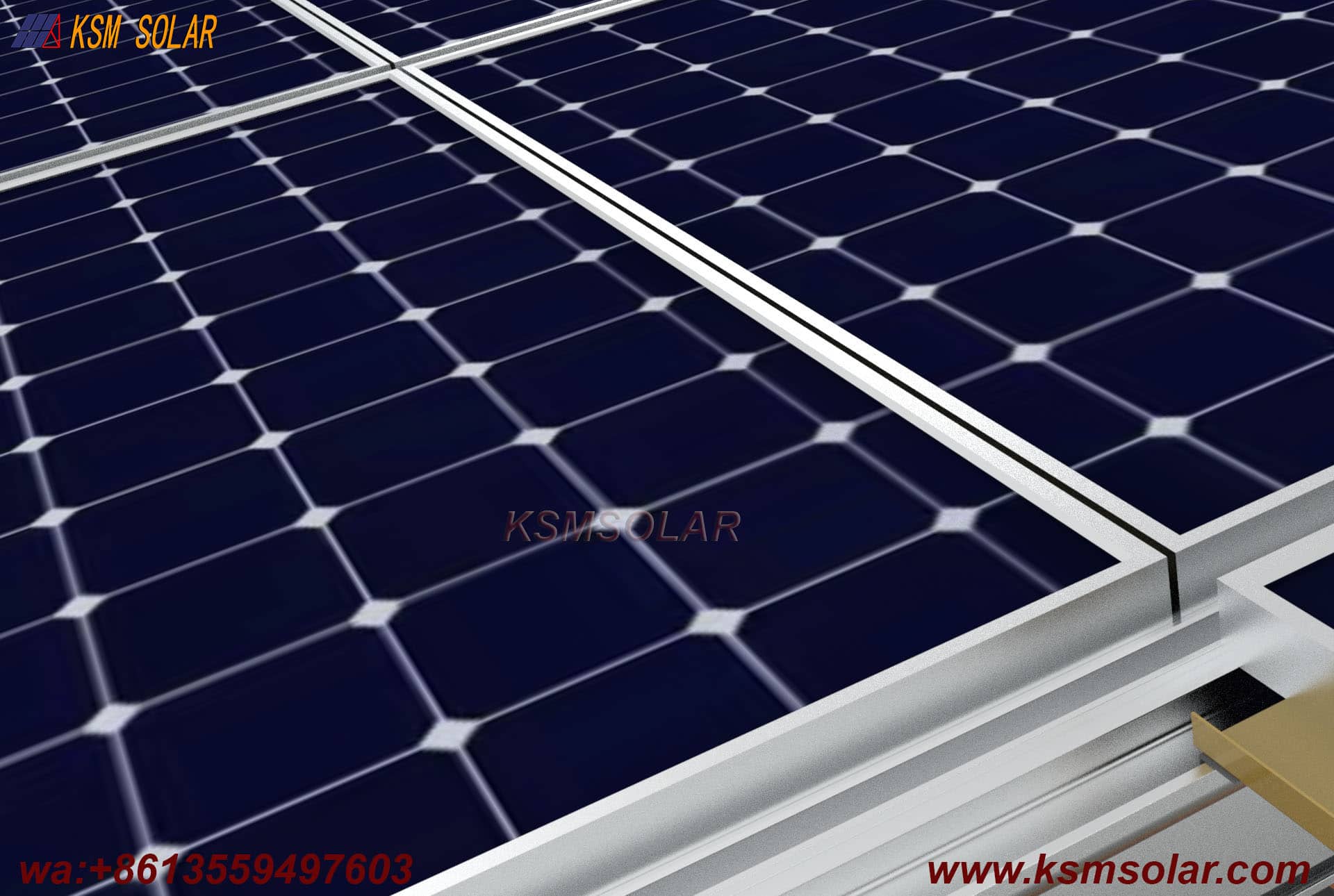 Double-Column Waterproof Aluminum Solar Carport