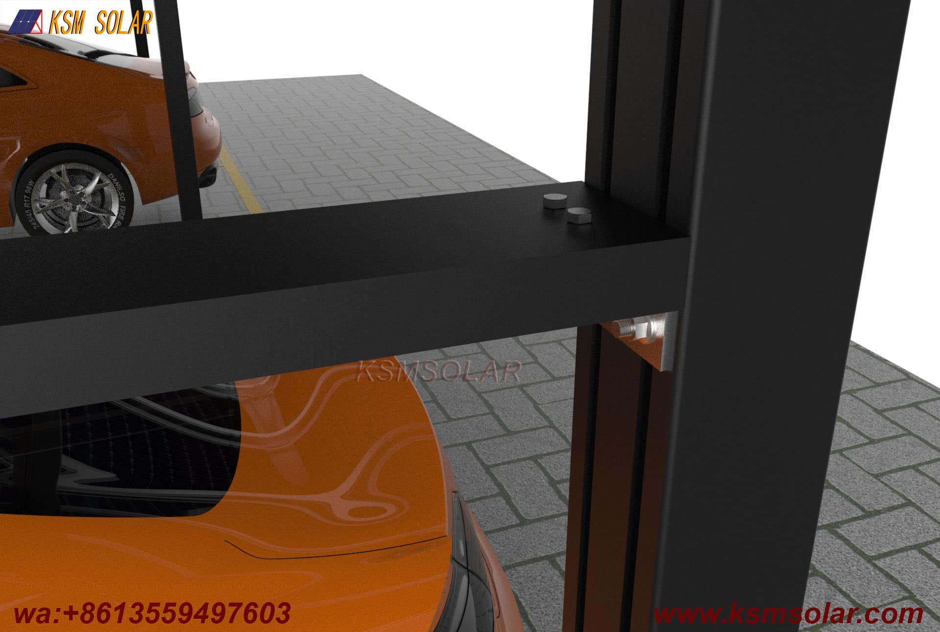 Aluminum Double-Column Solar Carport