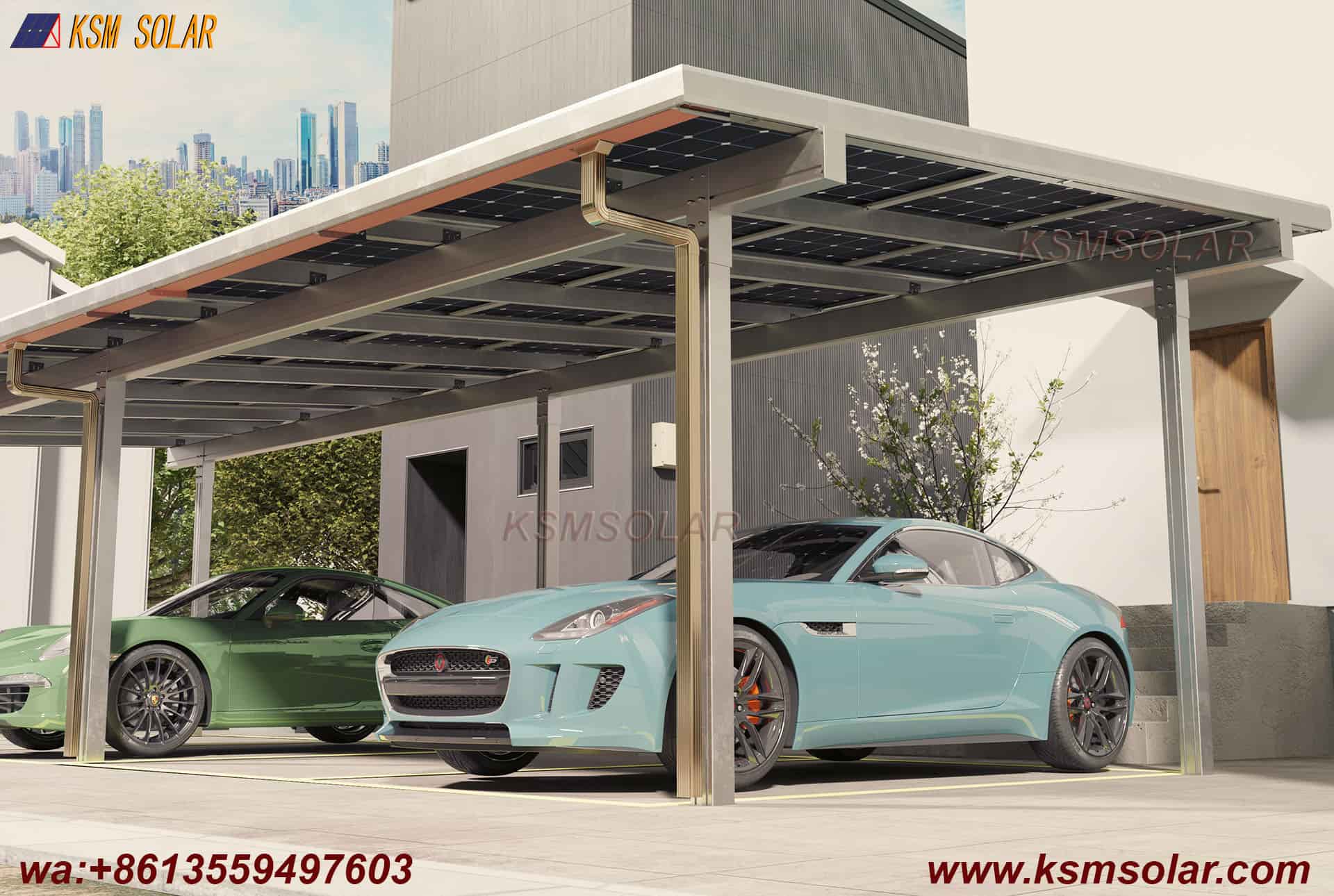 Aluminum Waterproof PV Carport
