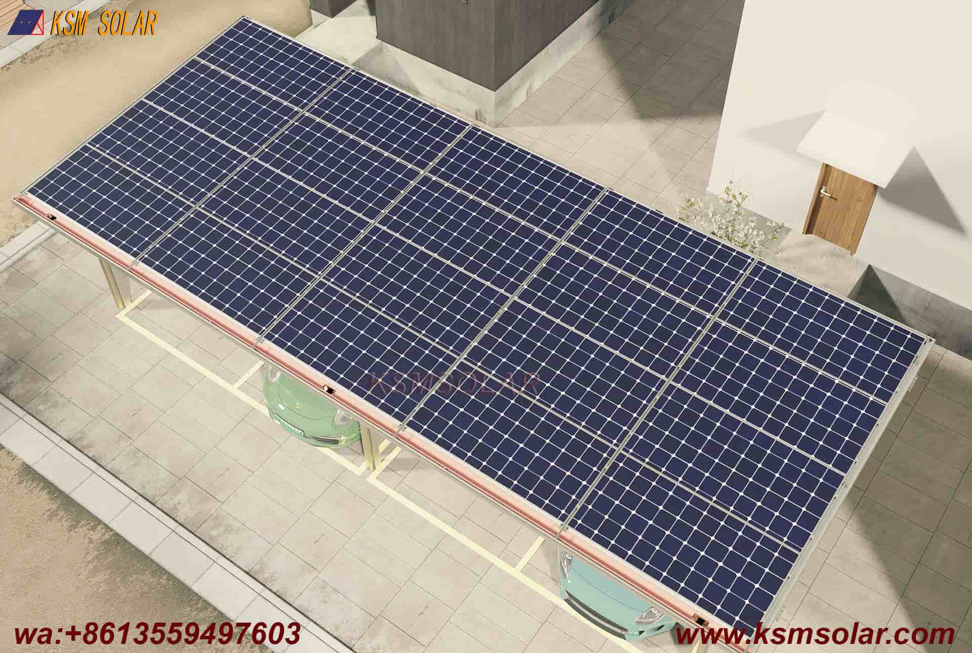 Aluminum Waterproof PV Carport