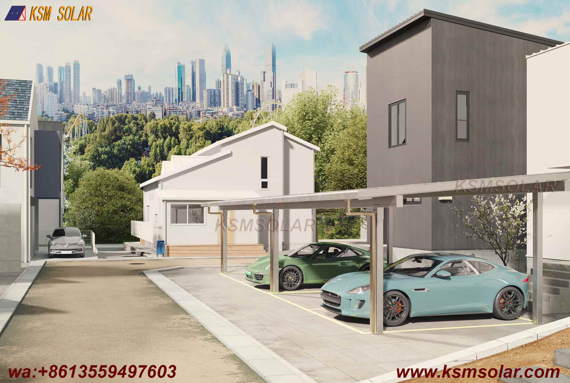 Aluminum Waterproof PV Carport