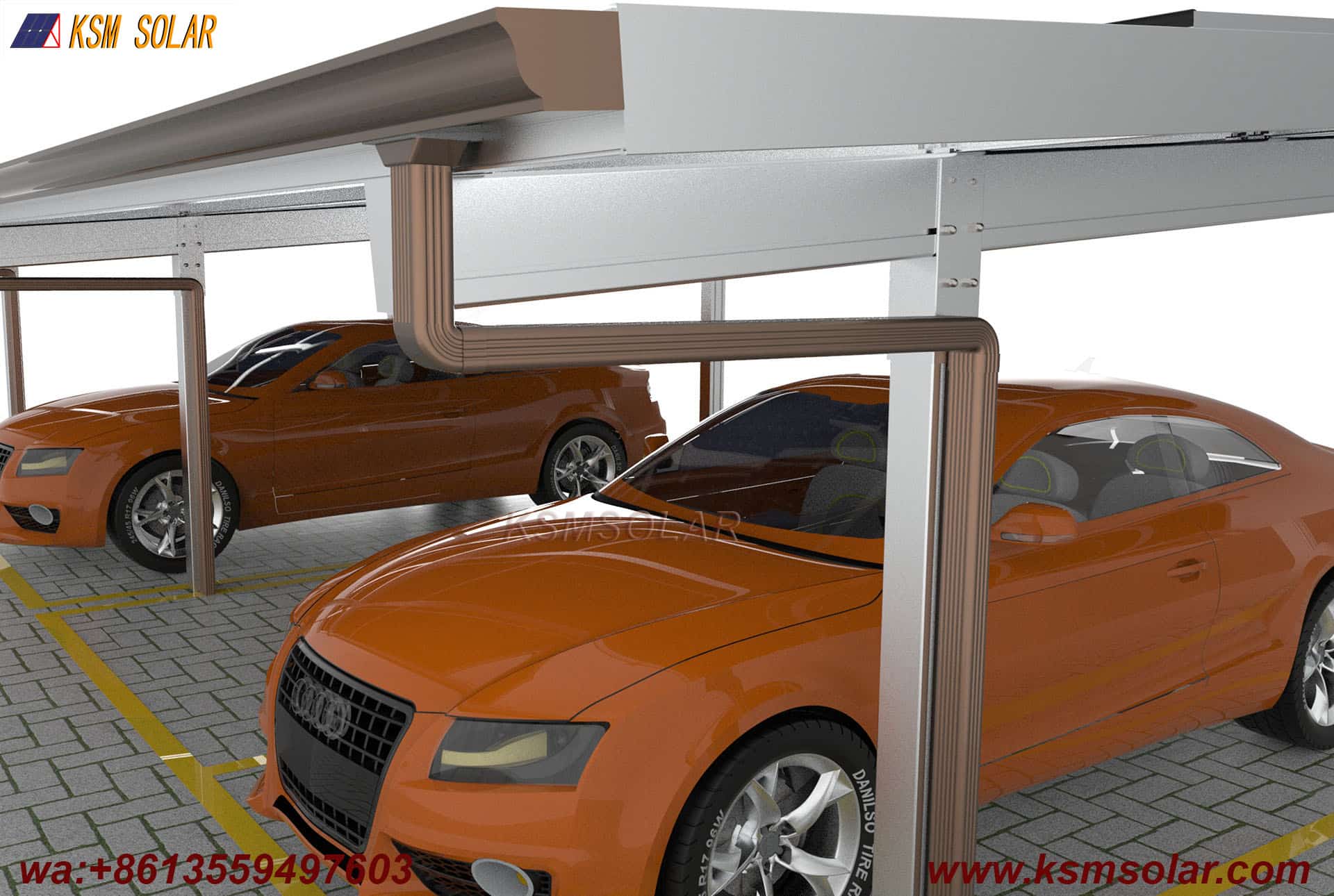 Aluminum Solar Carport Structure