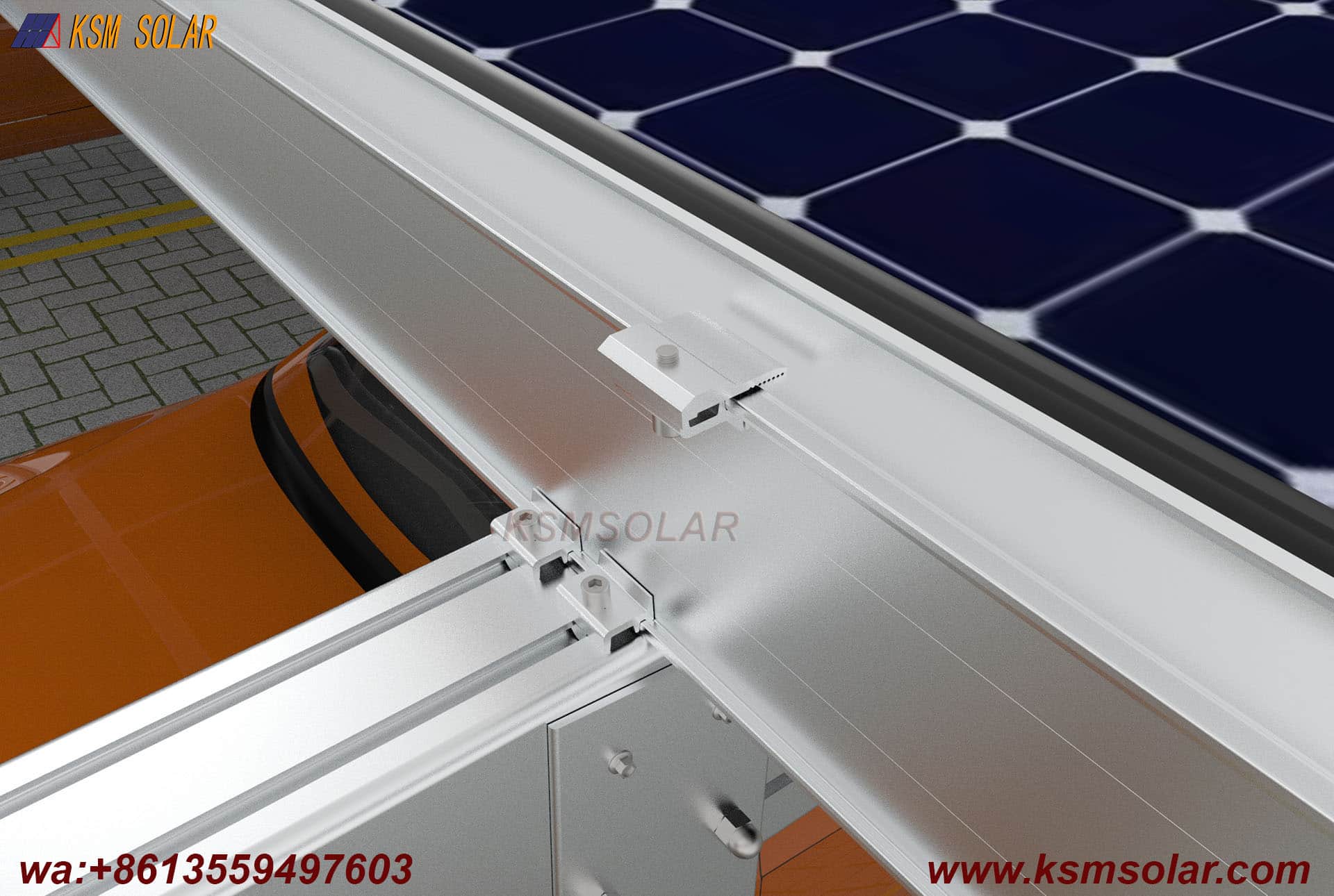 Aluminum Solar Carport Structure