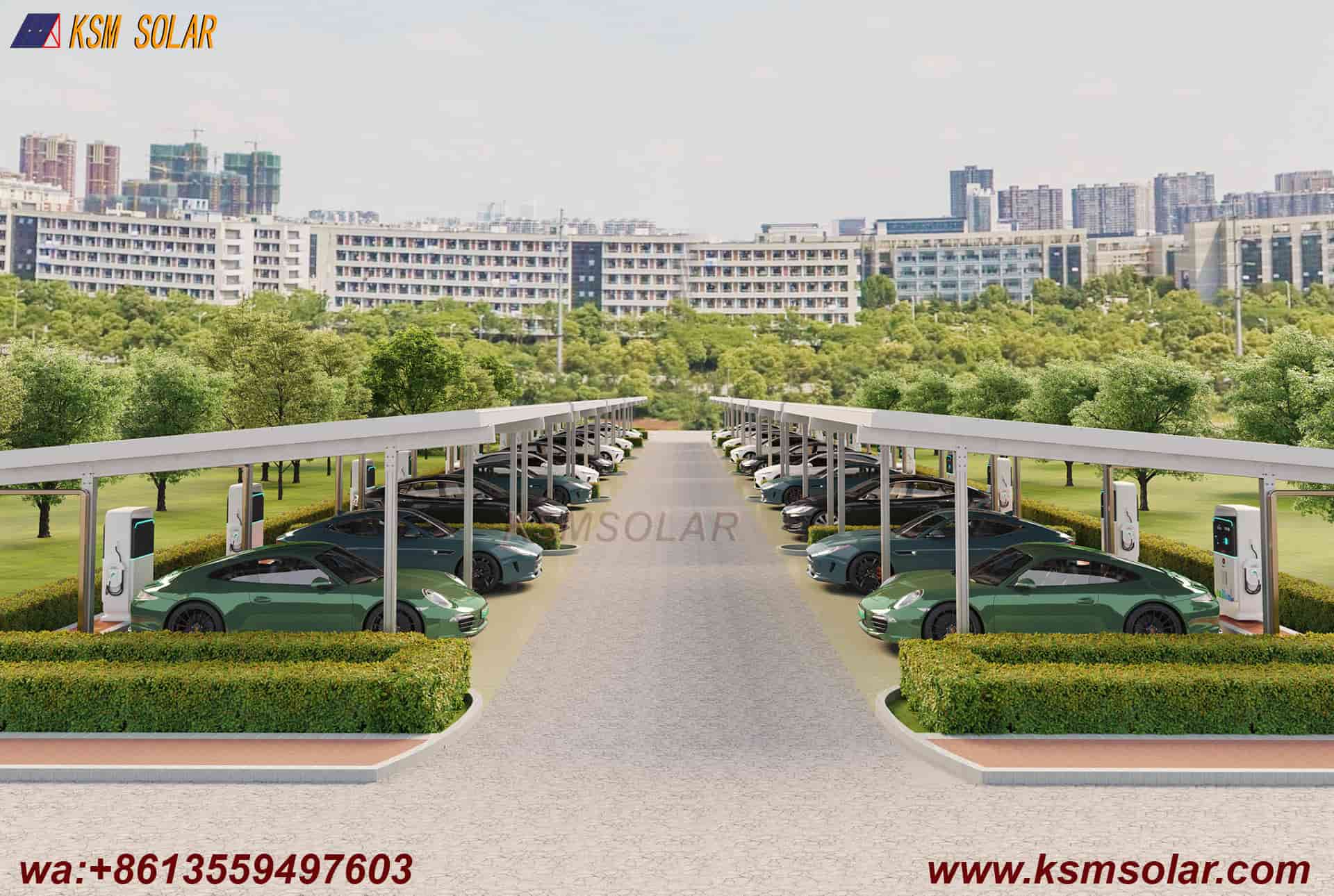 Aluminum Solar Carport Structure