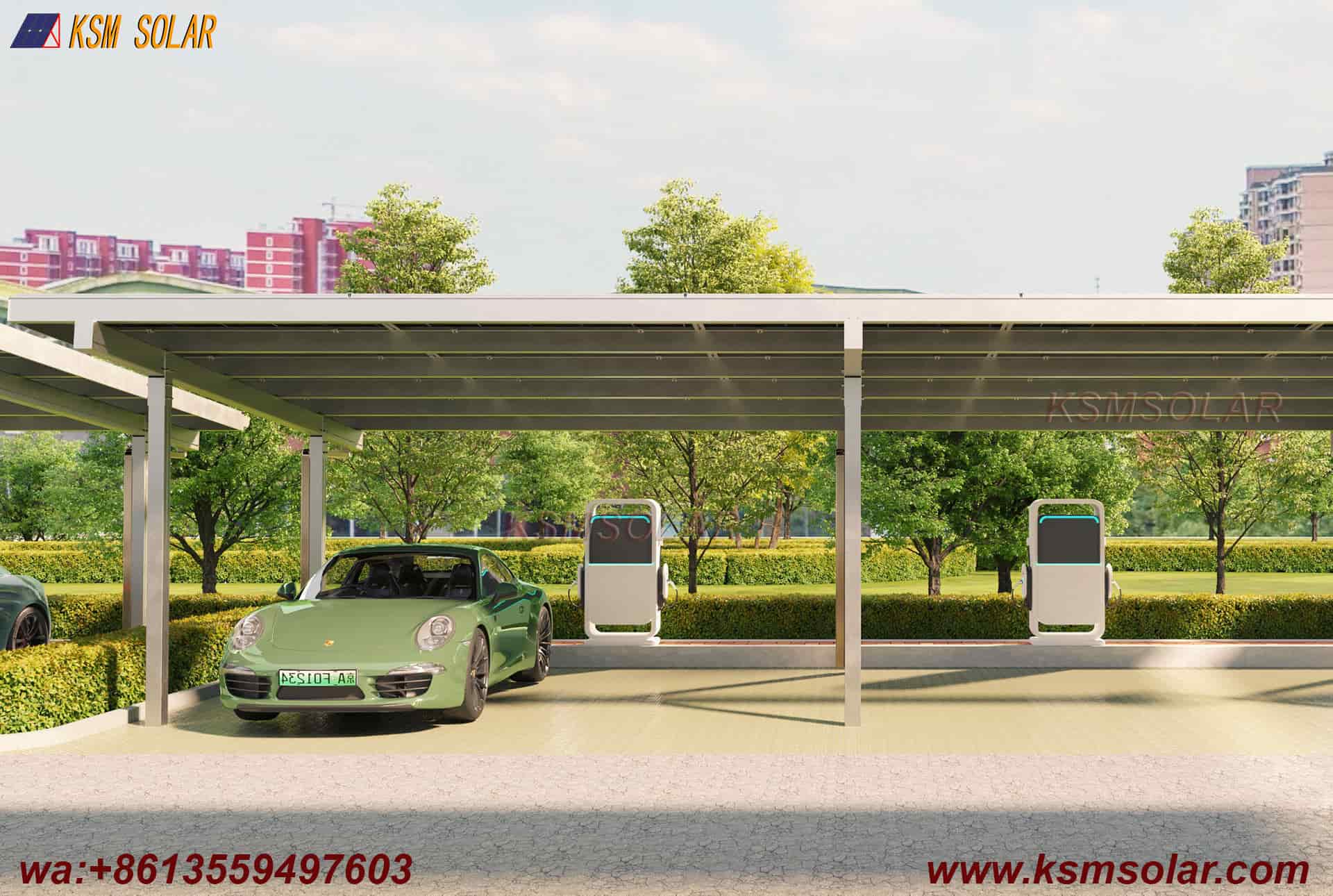 Aluminum Solar Carport Structure
