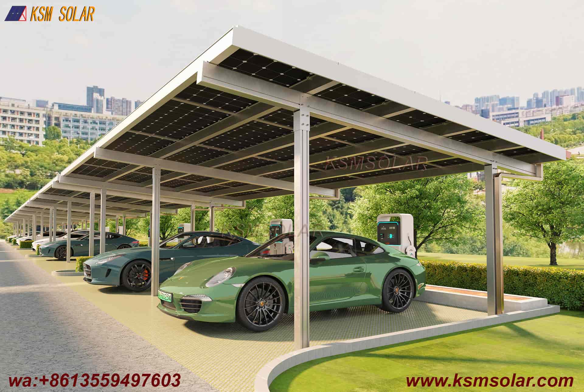 Aluminum Solar Carport Structure